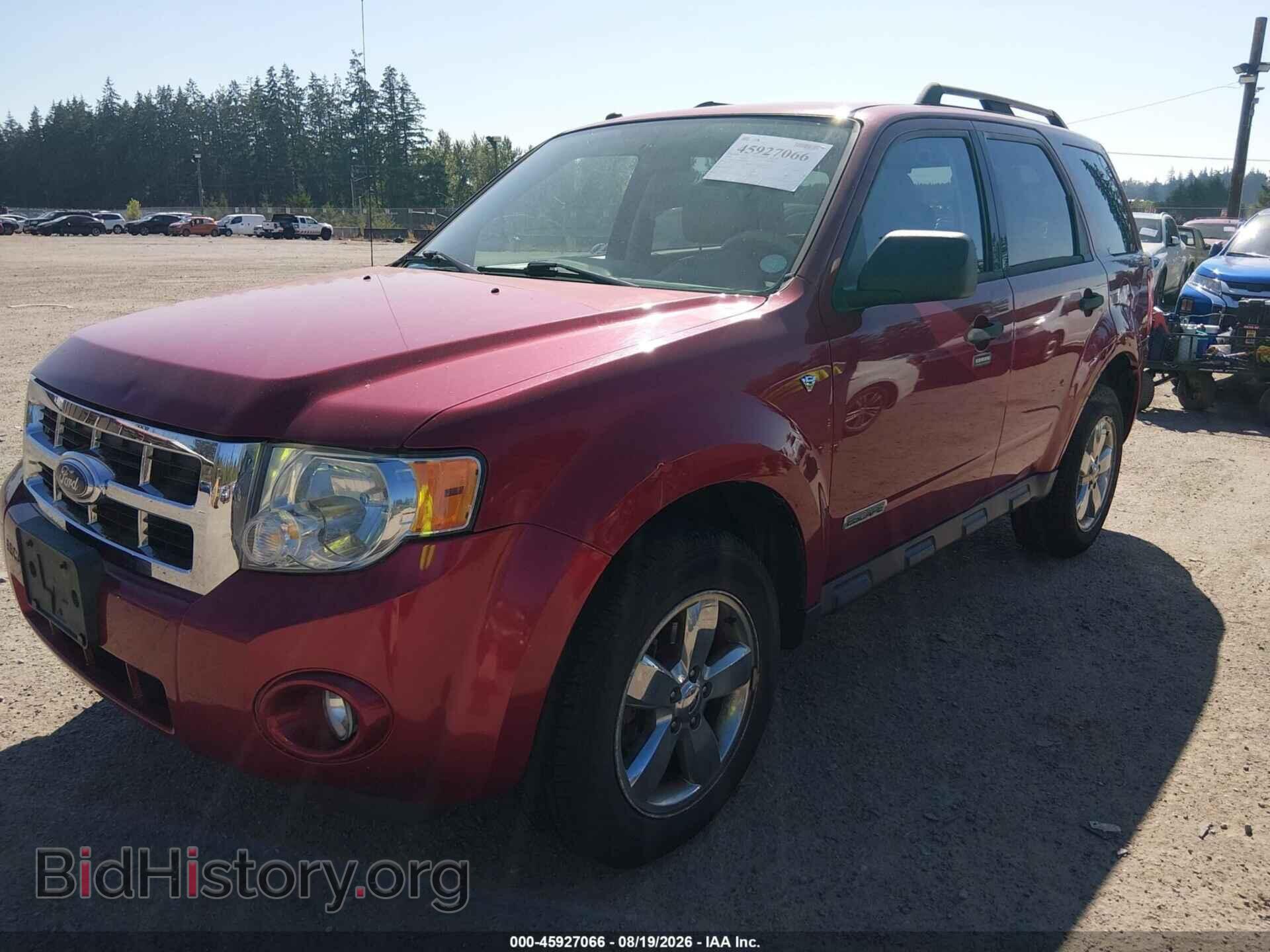 2008 FORD ESCAPE - VIN: 1FMCU931X8KC81312 - Фото 2