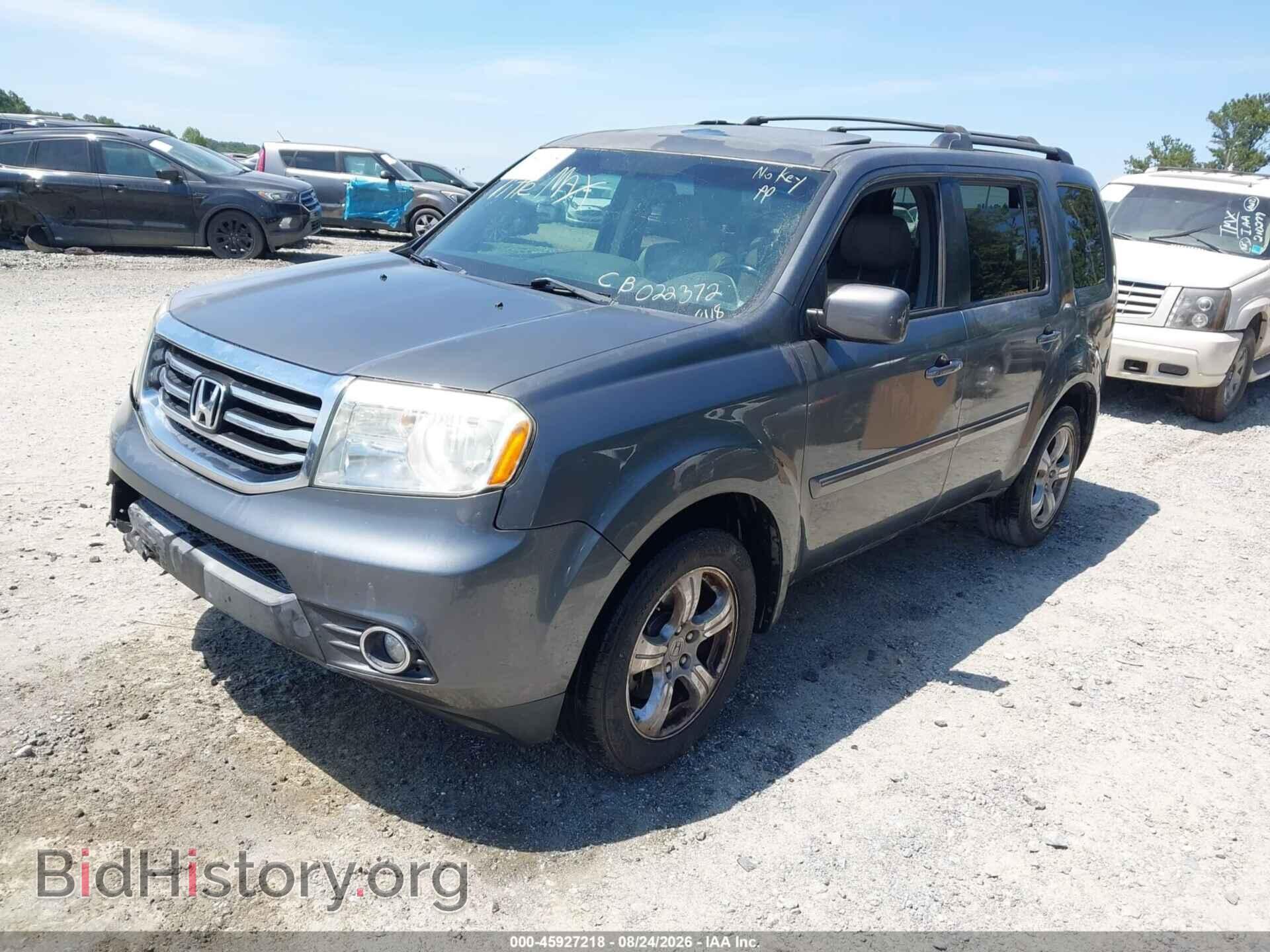 2012 HONDA PILOT - VIN: 5FNYF3H51CB022372 - Фото 2