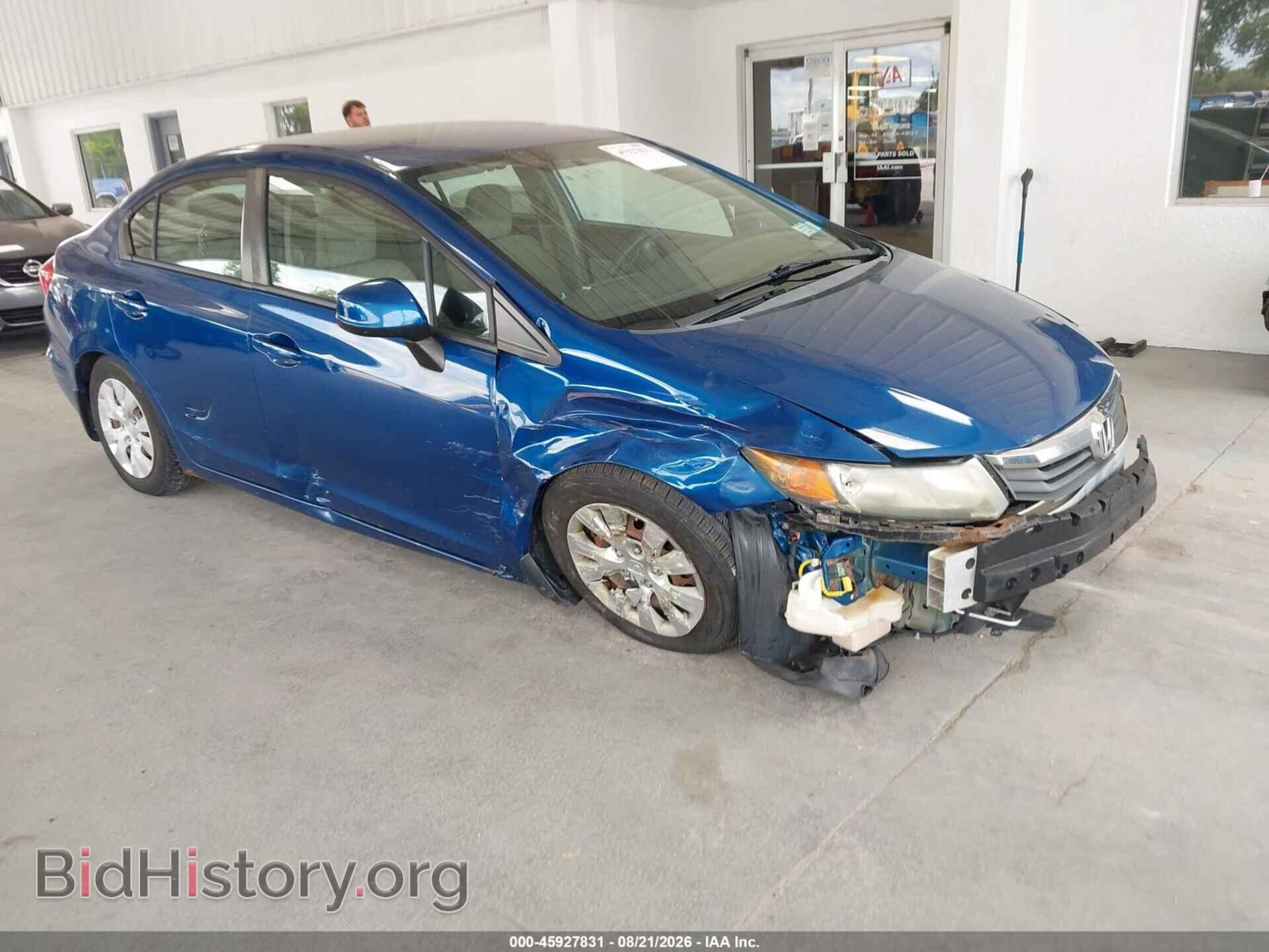Фотография 19XFB2F5XCE367356 - HONDA CIVIC 2012