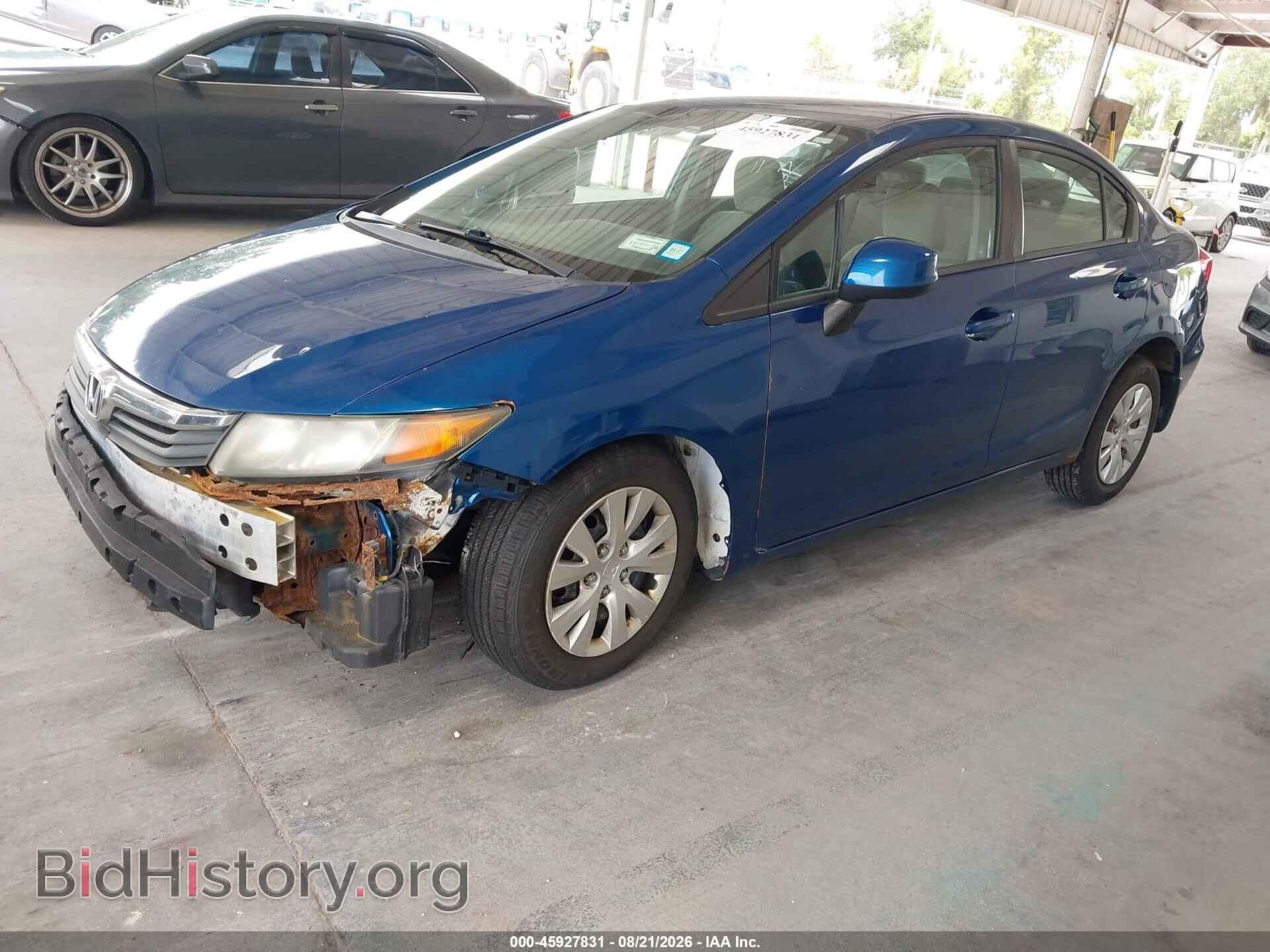 2012 HONDA CIVIC - VIN: 19XFB2F5XCE367356 - Photo 2