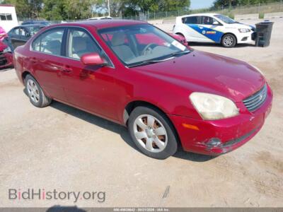 2007 Kia OPTIMA LX, красный — VIN KNAGE123775152915, IAAI