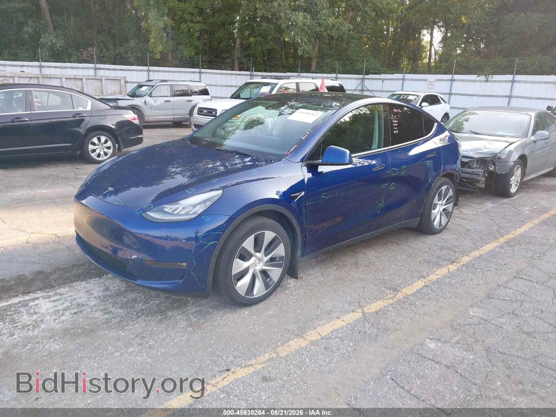 2021 TESLA MODEL Y - VIN: 5YJYGAEE0MF179866 - Фото 2