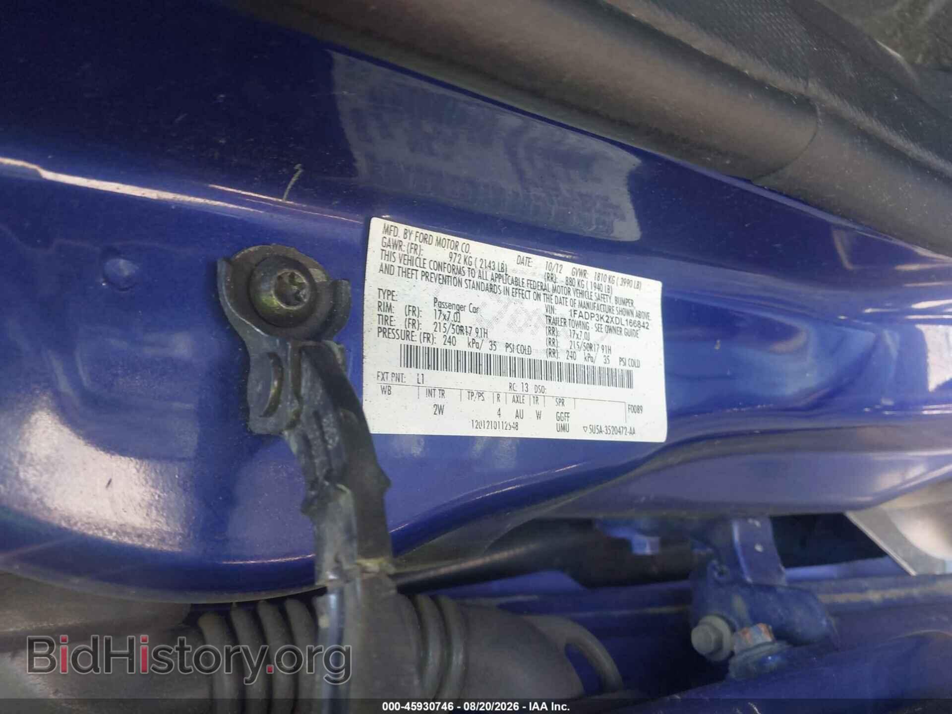 2013 FORD FOCUS - VIN: 1FADP3K2XDL166842 - Photo 9