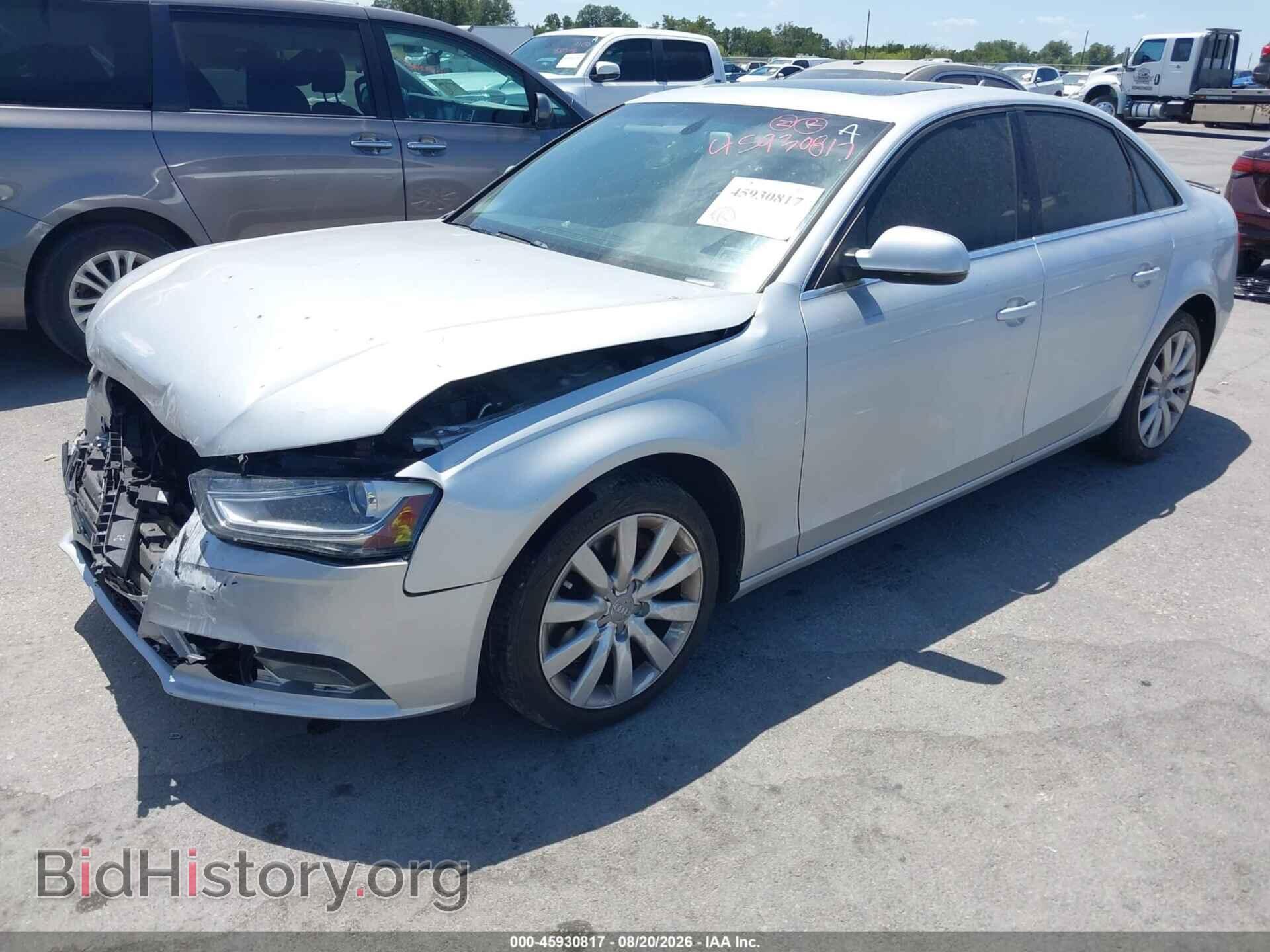 2013 AUDI A4 - VIN: WAUBFAFL2DA161879 - Фото 2