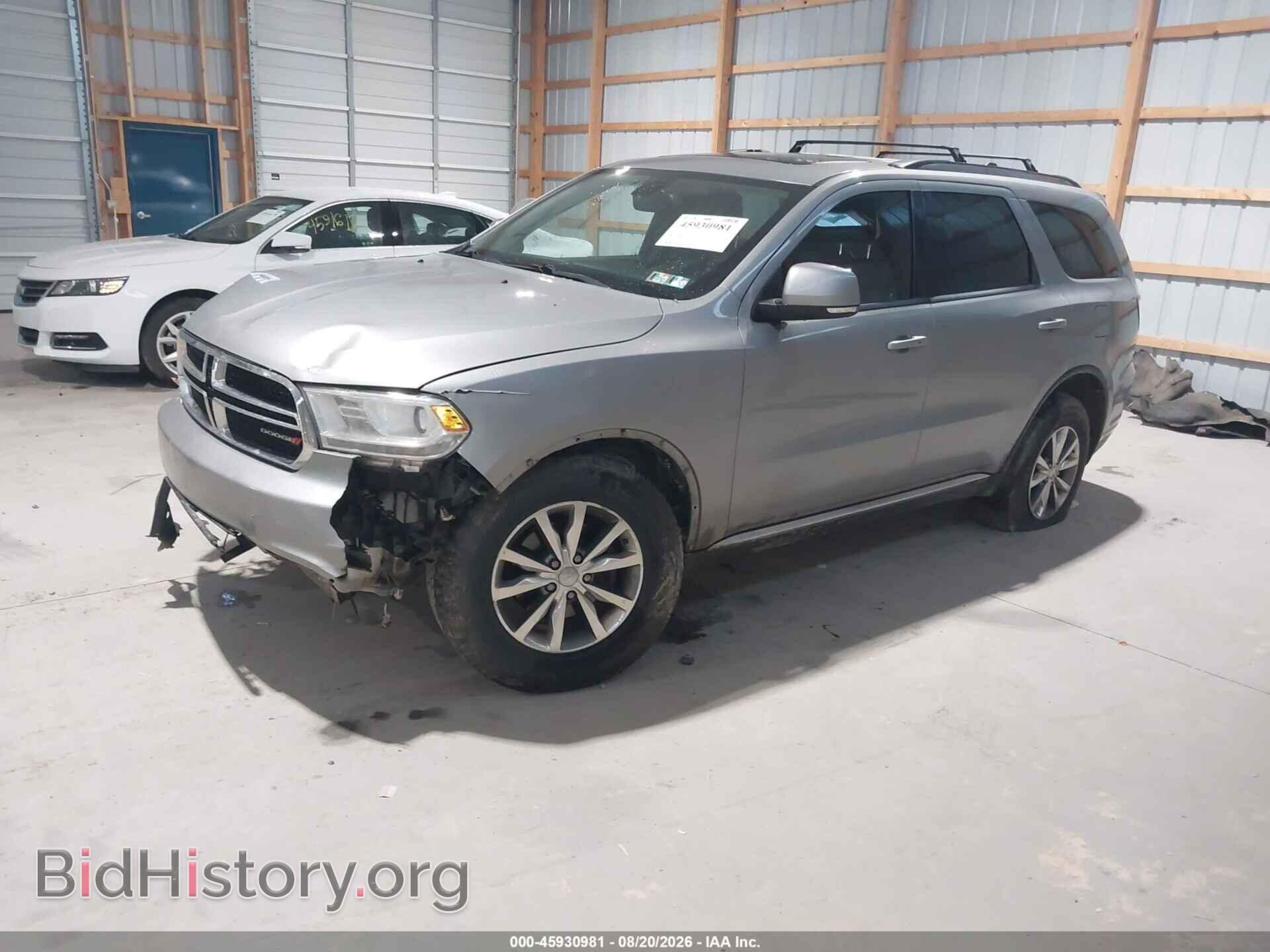 2015 DODGE DURANGO - VIN: 1C4RDJDG9FC163374 - Фото 2