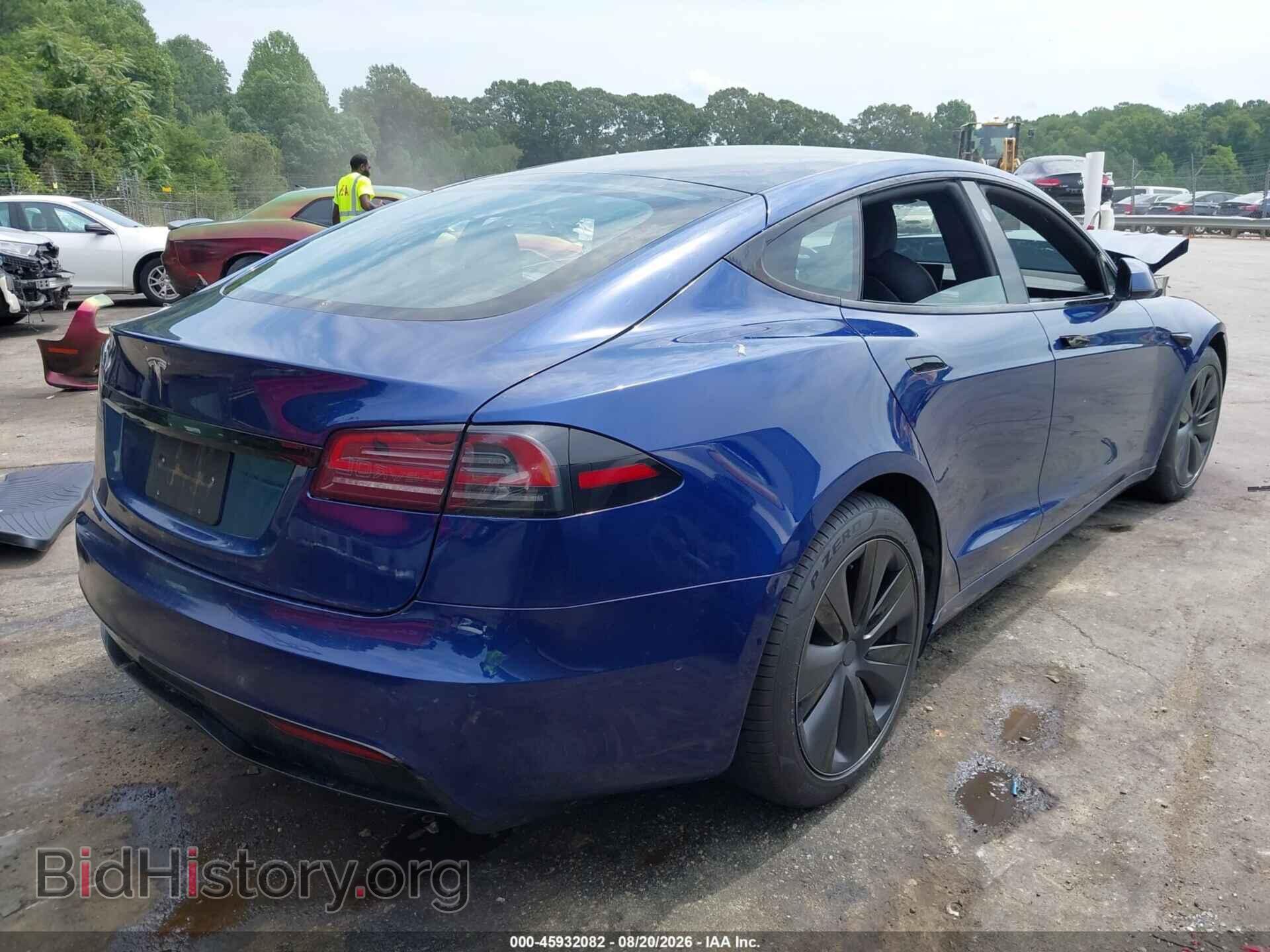 2022 TESLA MODEL S - VIN: 5YJSA1E54NF477216 - Фото 4