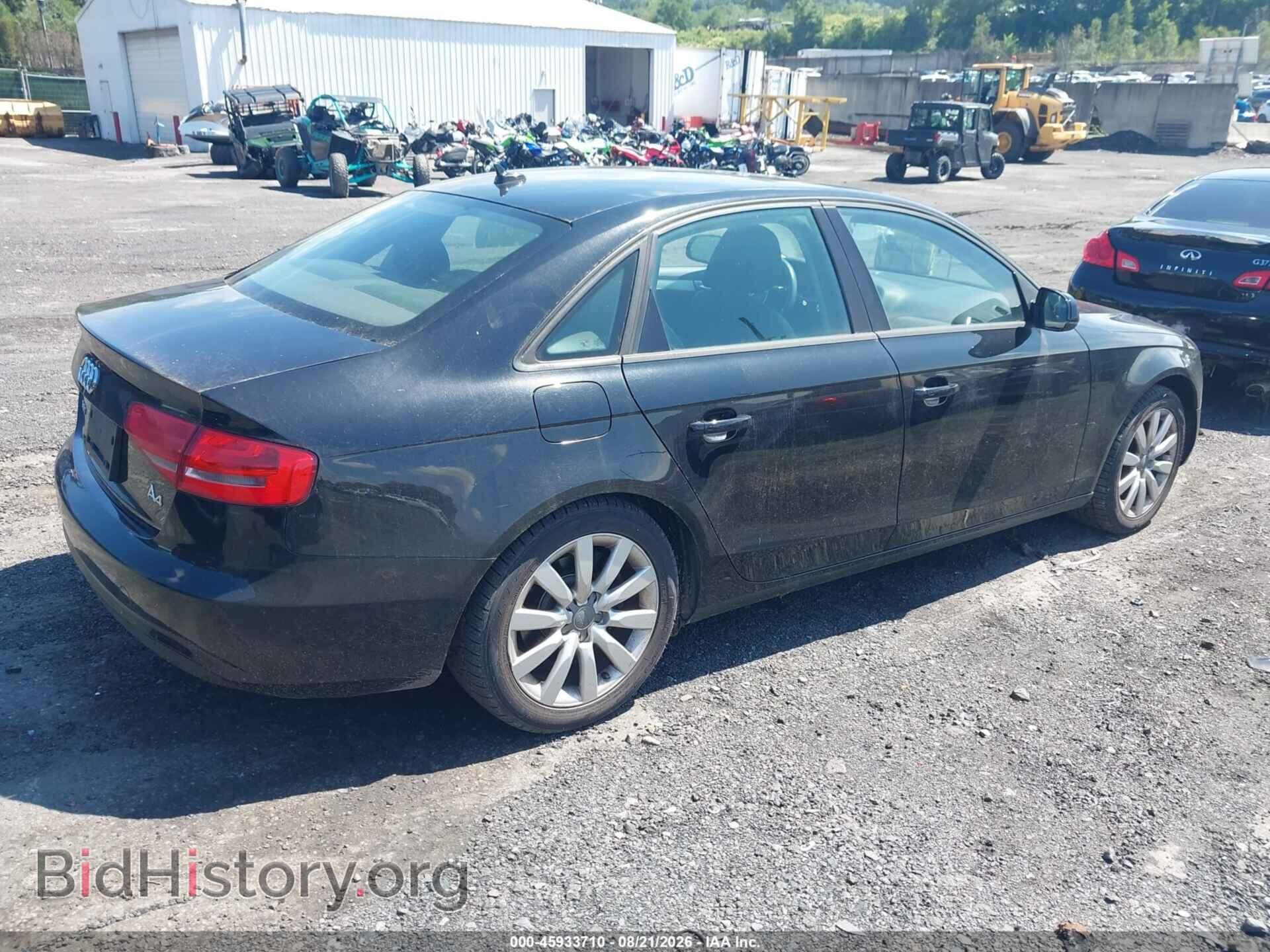 2013 AUDI A4 - VIN: WAUBFAFL5DN009877 - Фото 4
