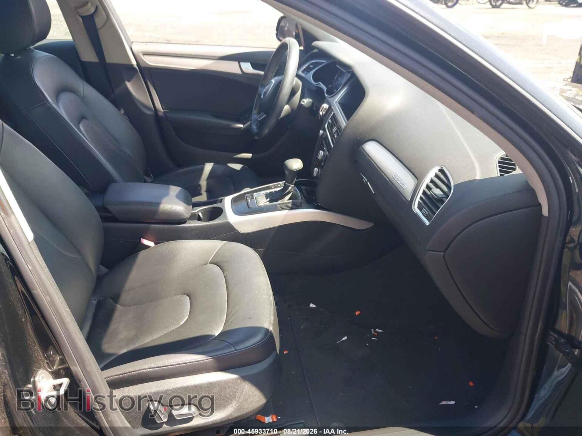 2013 AUDI A4 - VIN: WAUBFAFL5DN009877 - Фото 5