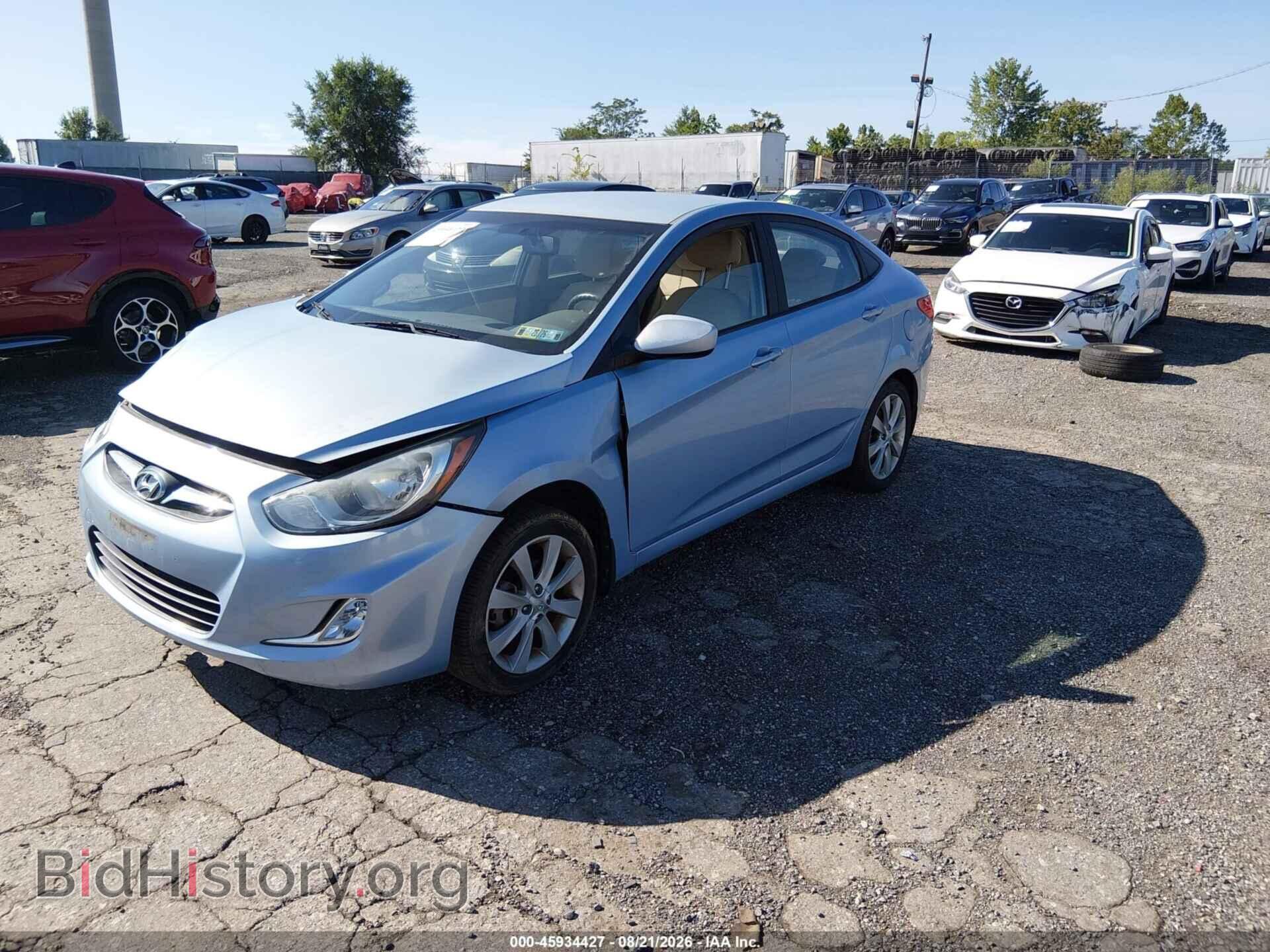 2013 HYUNDAI ACCENT - VIN: KMHCU4AE7DU427690 - Фото 2