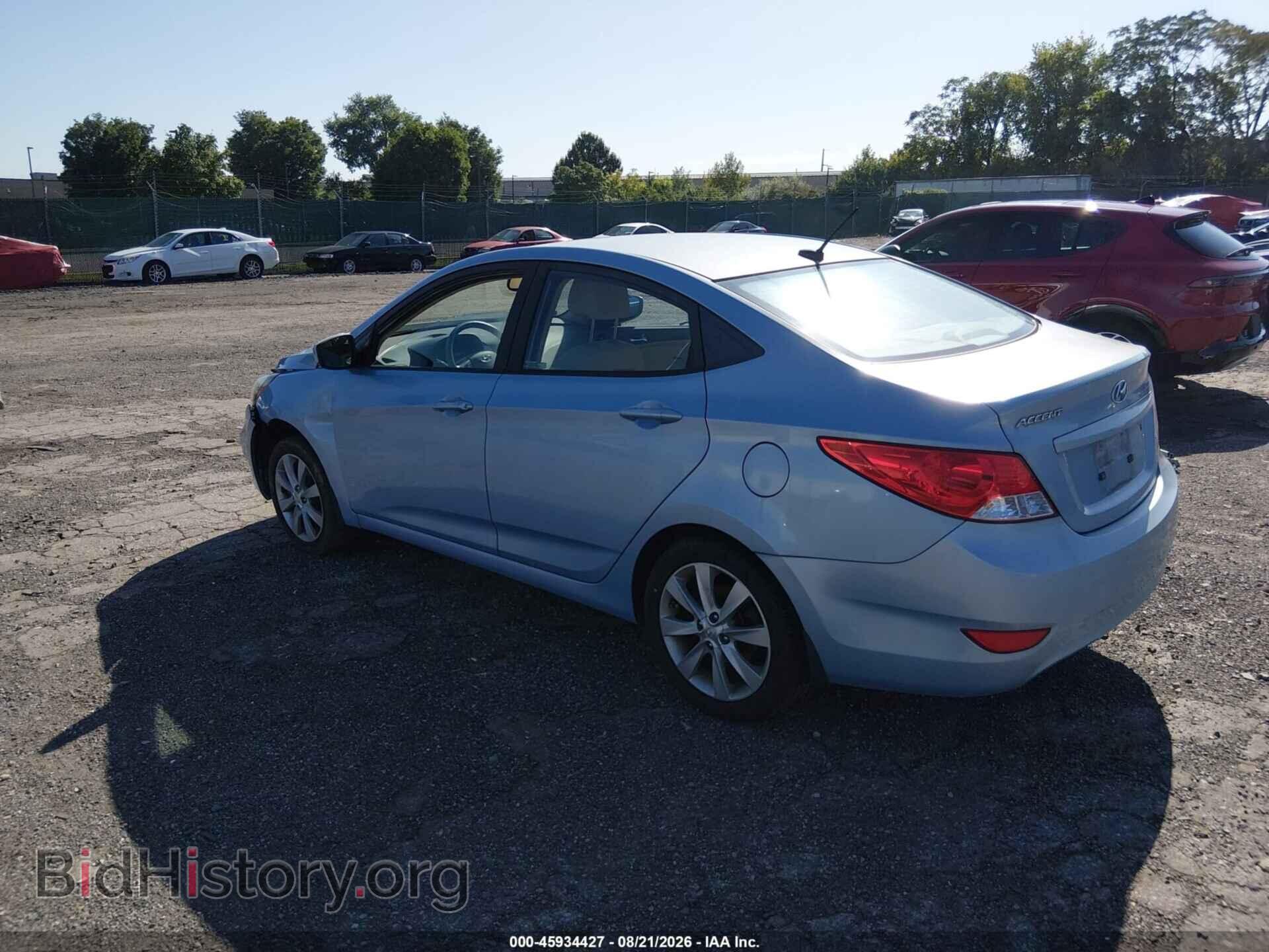 2013 HYUNDAI ACCENT - VIN: KMHCU4AE7DU427690 - Фото 3