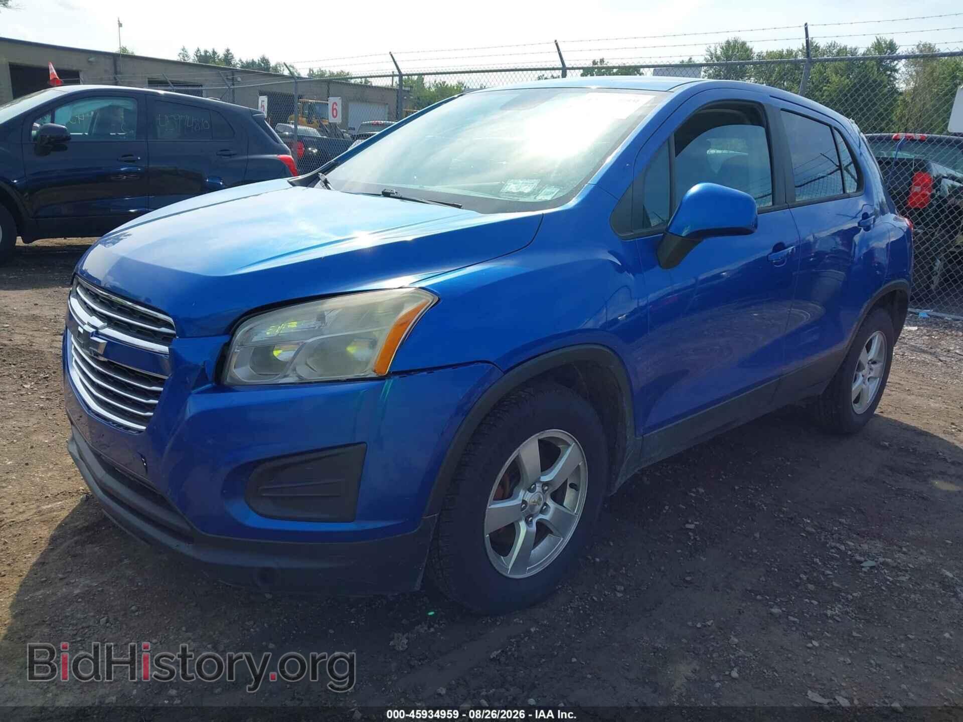 2015 CHEVROLET TRAX - VIN: KL7CJPSB2FB093213 - Фото 2