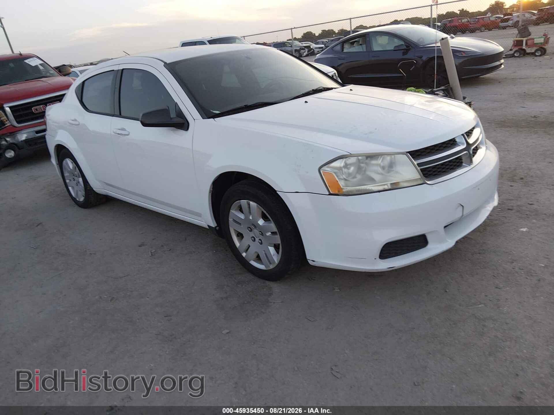 Фотография 1C3CDZAB5CN109992 - DODGE AVENGER 2012