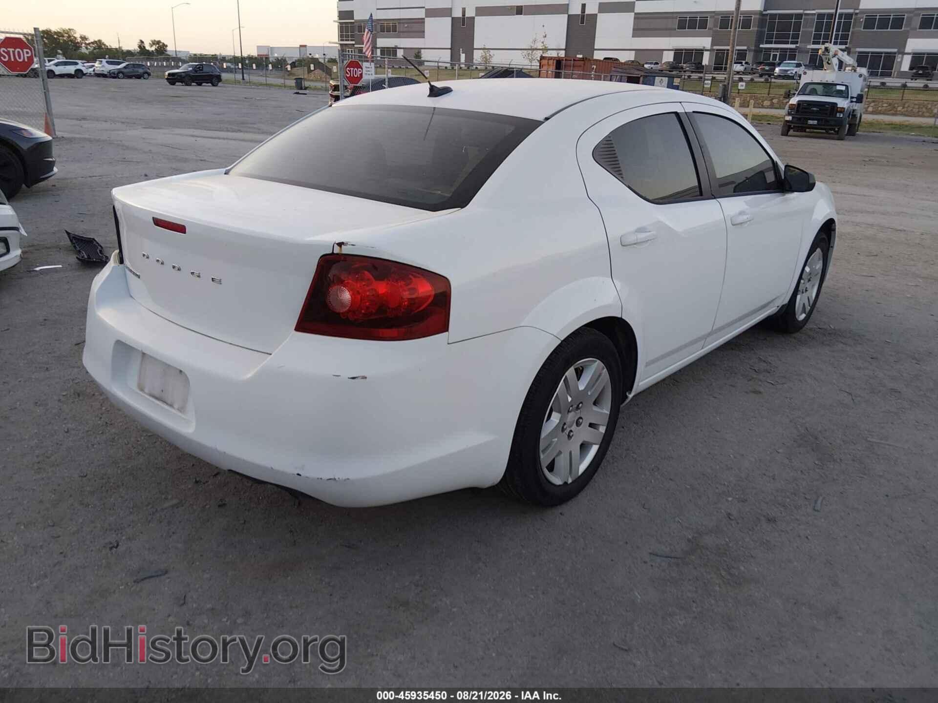 2012 DODGE AVENGER - VIN: 1C3CDZAB5CN109992 - Фото 4