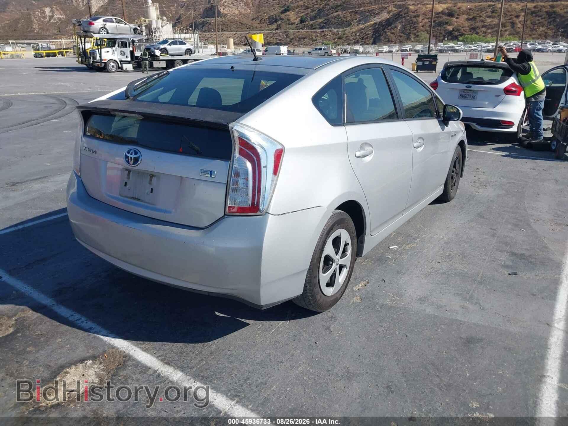 2014 TOYOTA PRIUS - VIN: JTDKN3DU3E0363845 - Фото 4