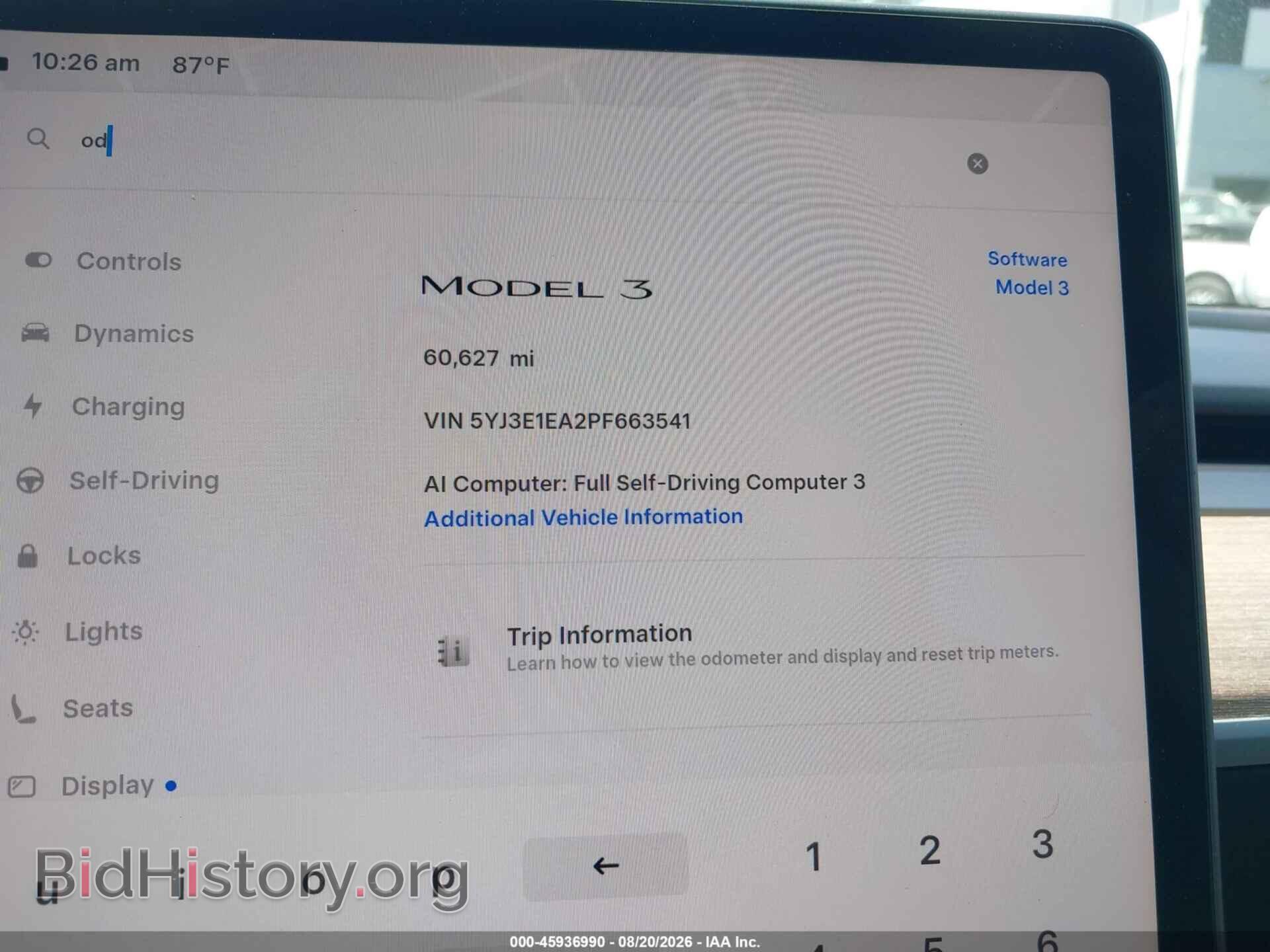 2023 TESLA MODEL 3 - VIN: 5YJ3E1EA2PF663541 - Photo 7