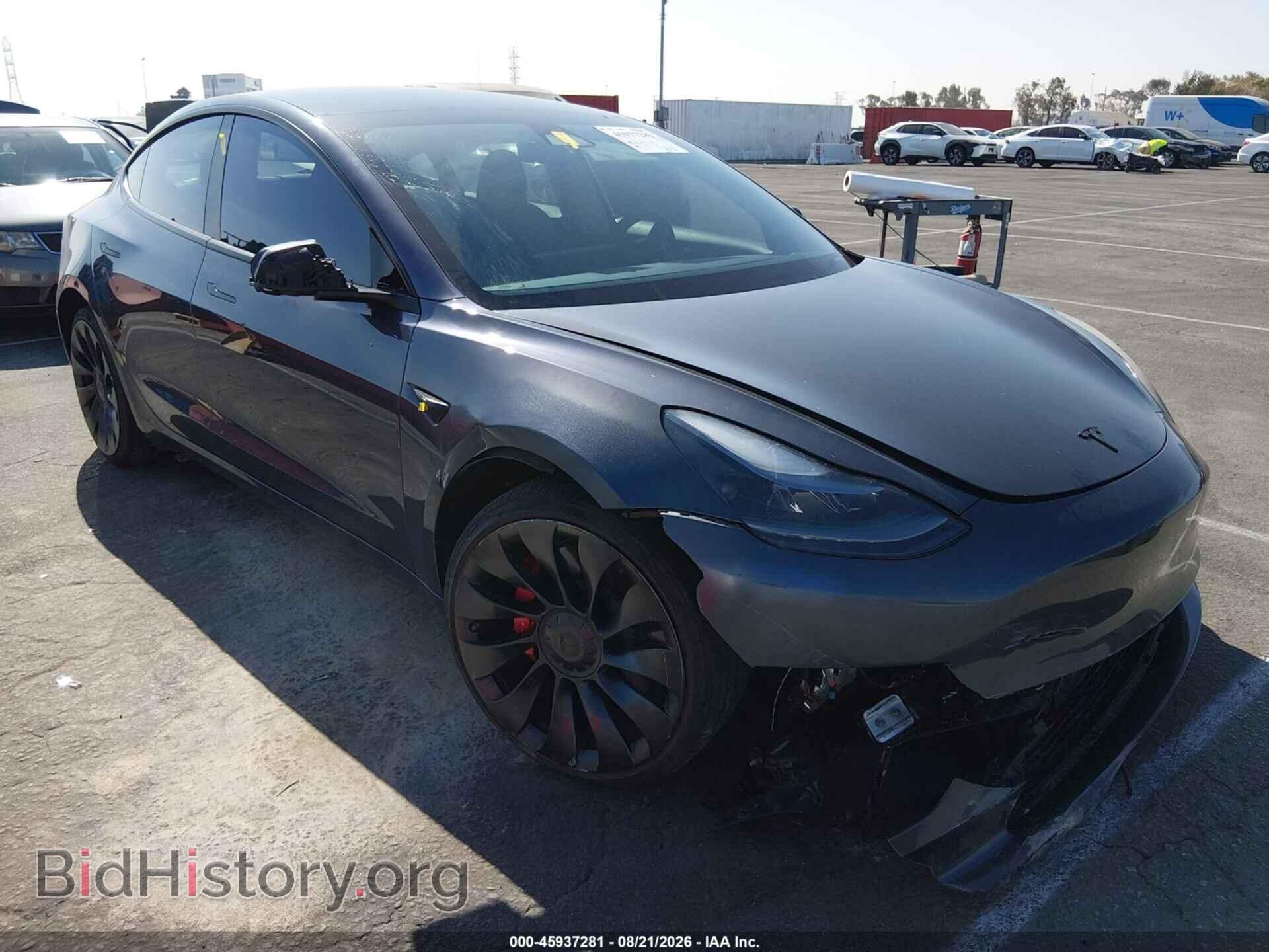 Фотография 5YJ3E1EC6PF617101 - TESLA MODEL 3 2023