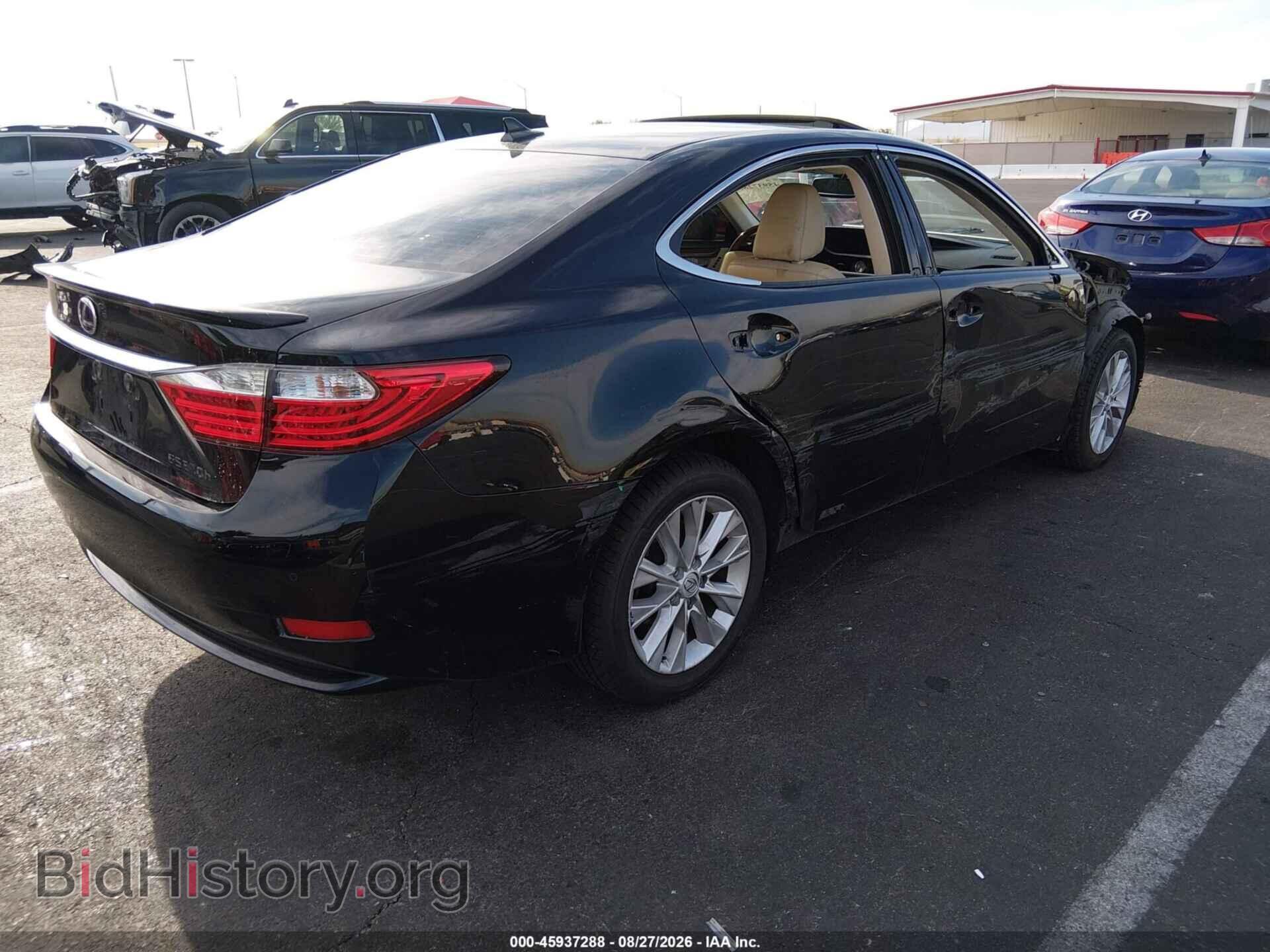 2013 LEXUS ES 300H - VIN: JTHBW1GG6D2003302 - Photo 4