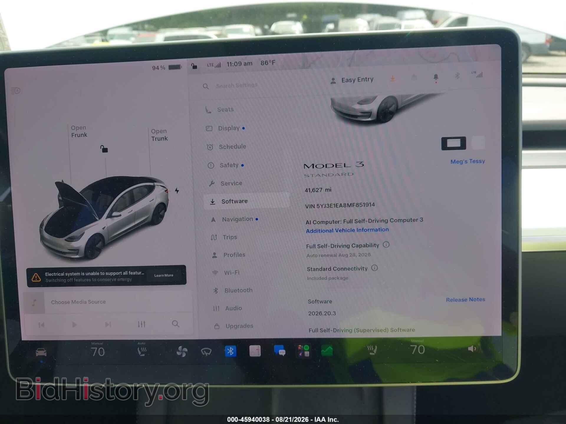 2021 TESLA MODEL 3 - VIN: 5YJ3E1EA8MF851914 - Photo 7