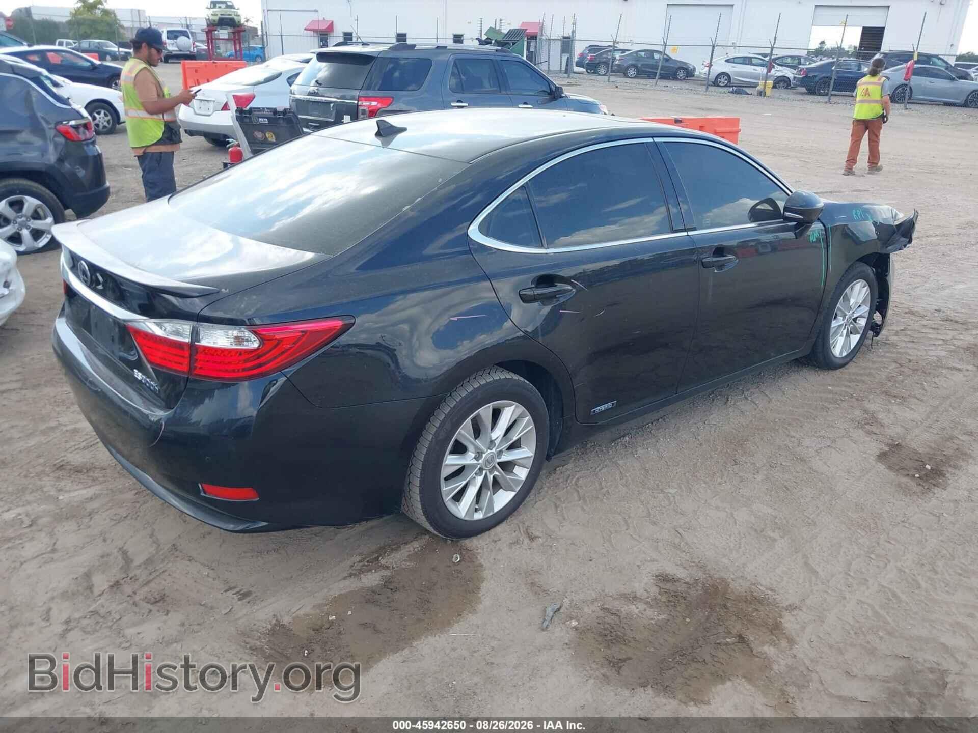 2013 LEXUS ES 300H - VIN: JTHBW1GG4D2030241 - Photo 4