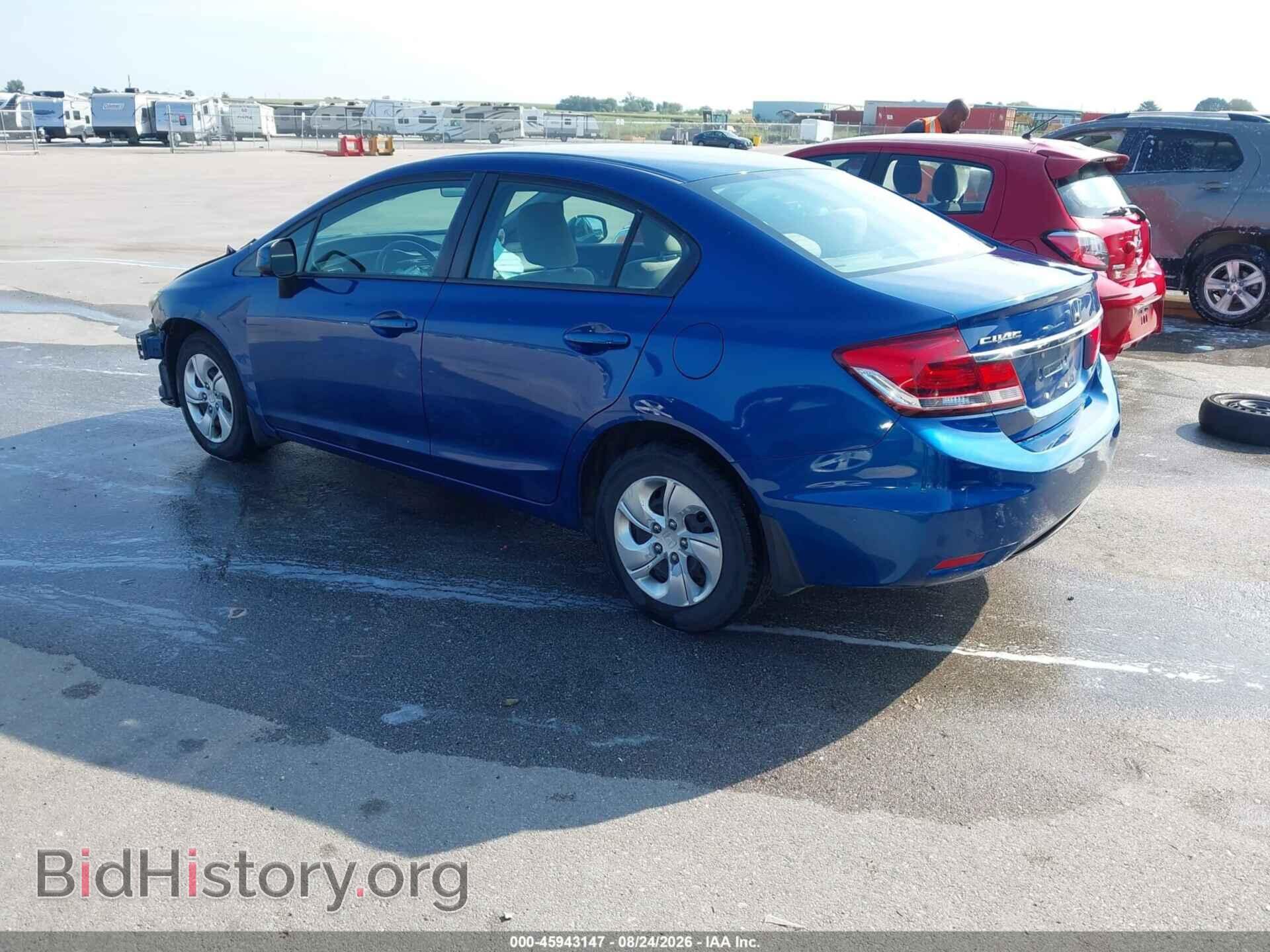 2013 HONDA CIVIC - VIN: 19XFB2F57DE050135 - Фото 3