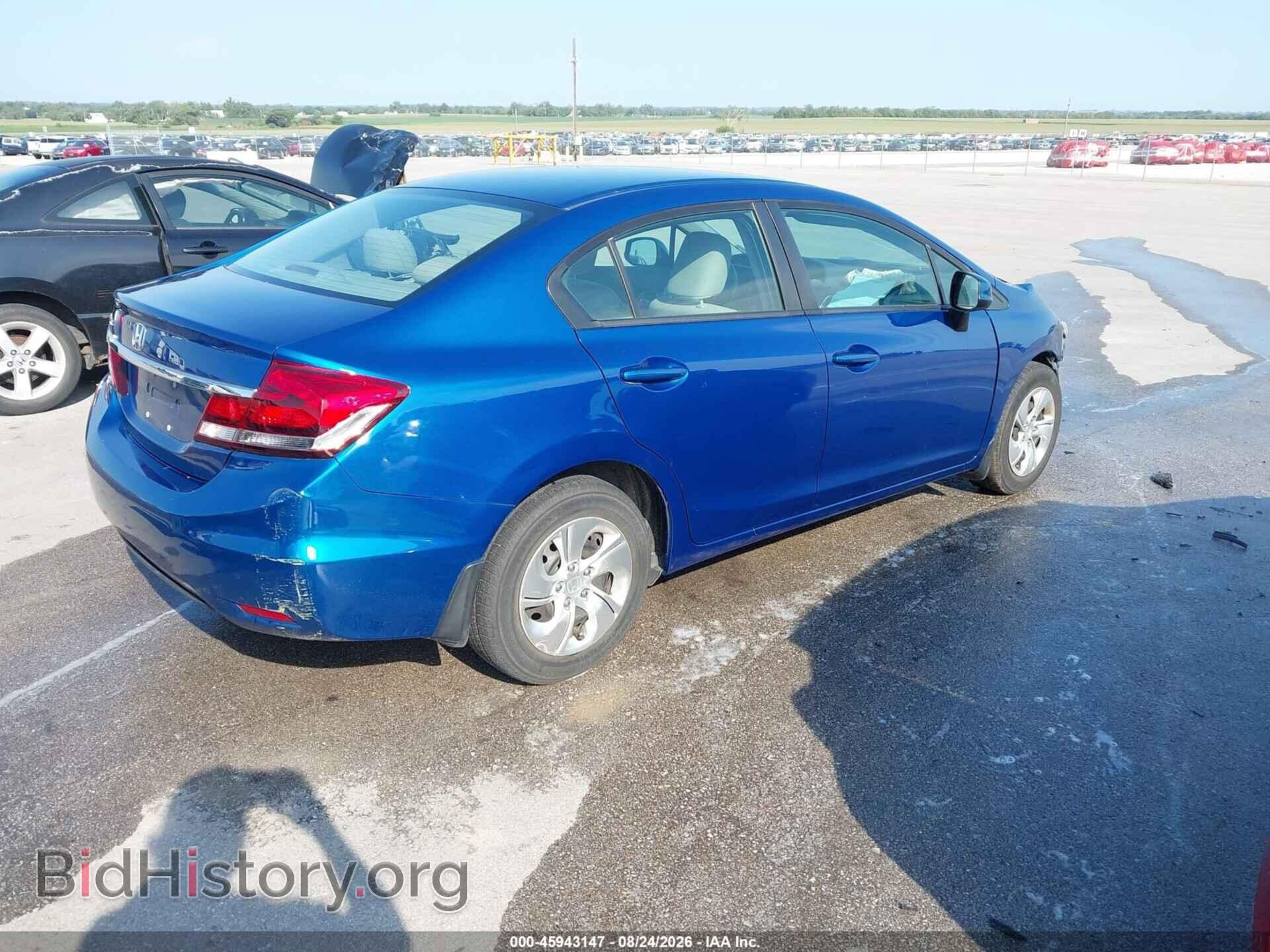 2013 HONDA CIVIC - VIN: 19XFB2F57DE050135 - Фото 4