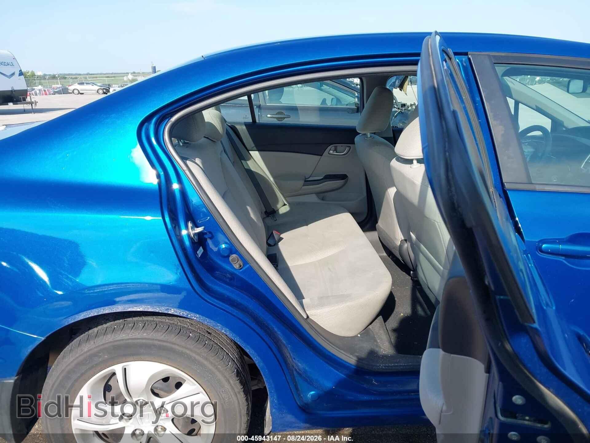 2013 HONDA CIVIC - VIN: 19XFB2F57DE050135 - Фото 8