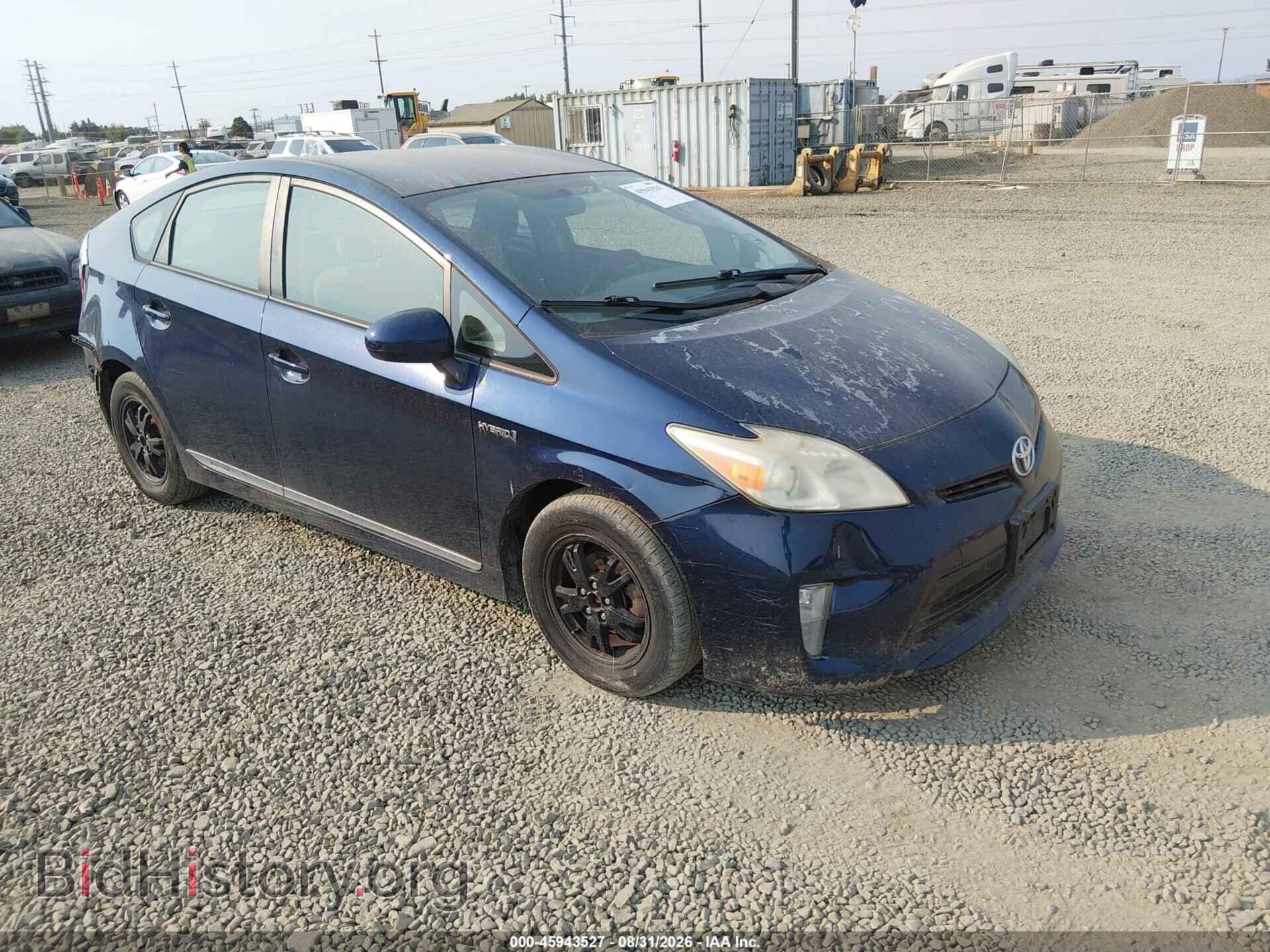 Фотография JTDKN3DU6C1534840 - TOYOTA PRIUS 2012