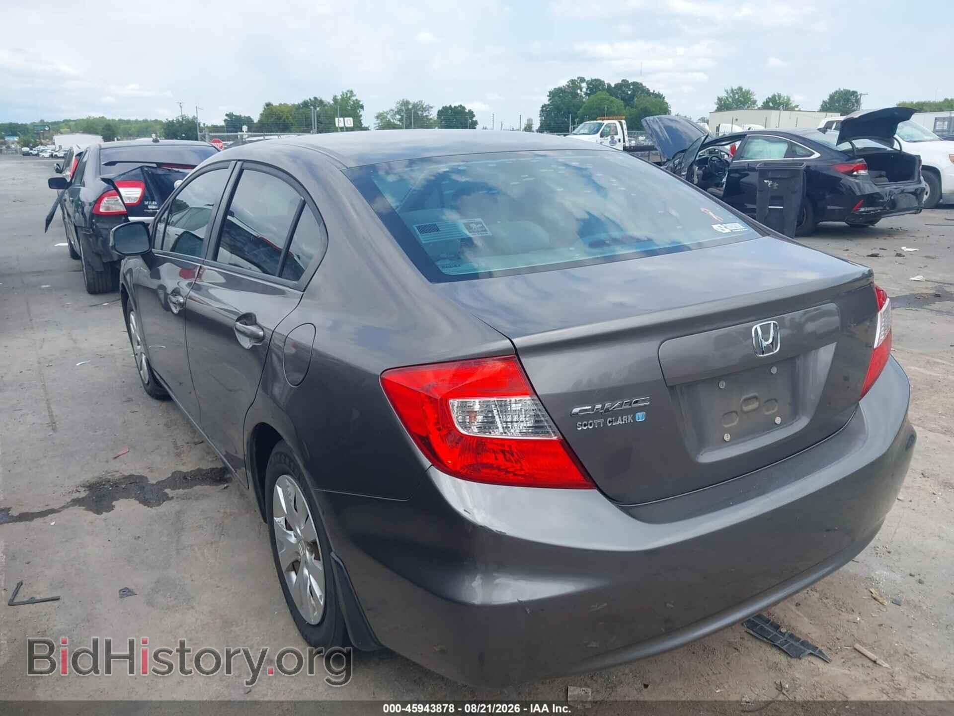 2012 HONDA CIVIC - VIN: 19XFB2F54CE069000 - Фото 3