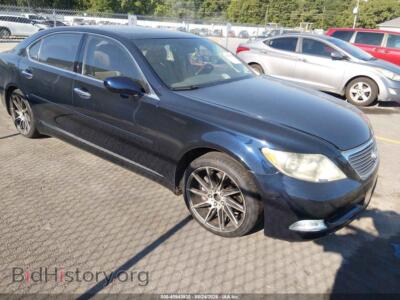 2008 Lexus LS 460 L, синий — VIN JTHGL46F385027957, IAAI