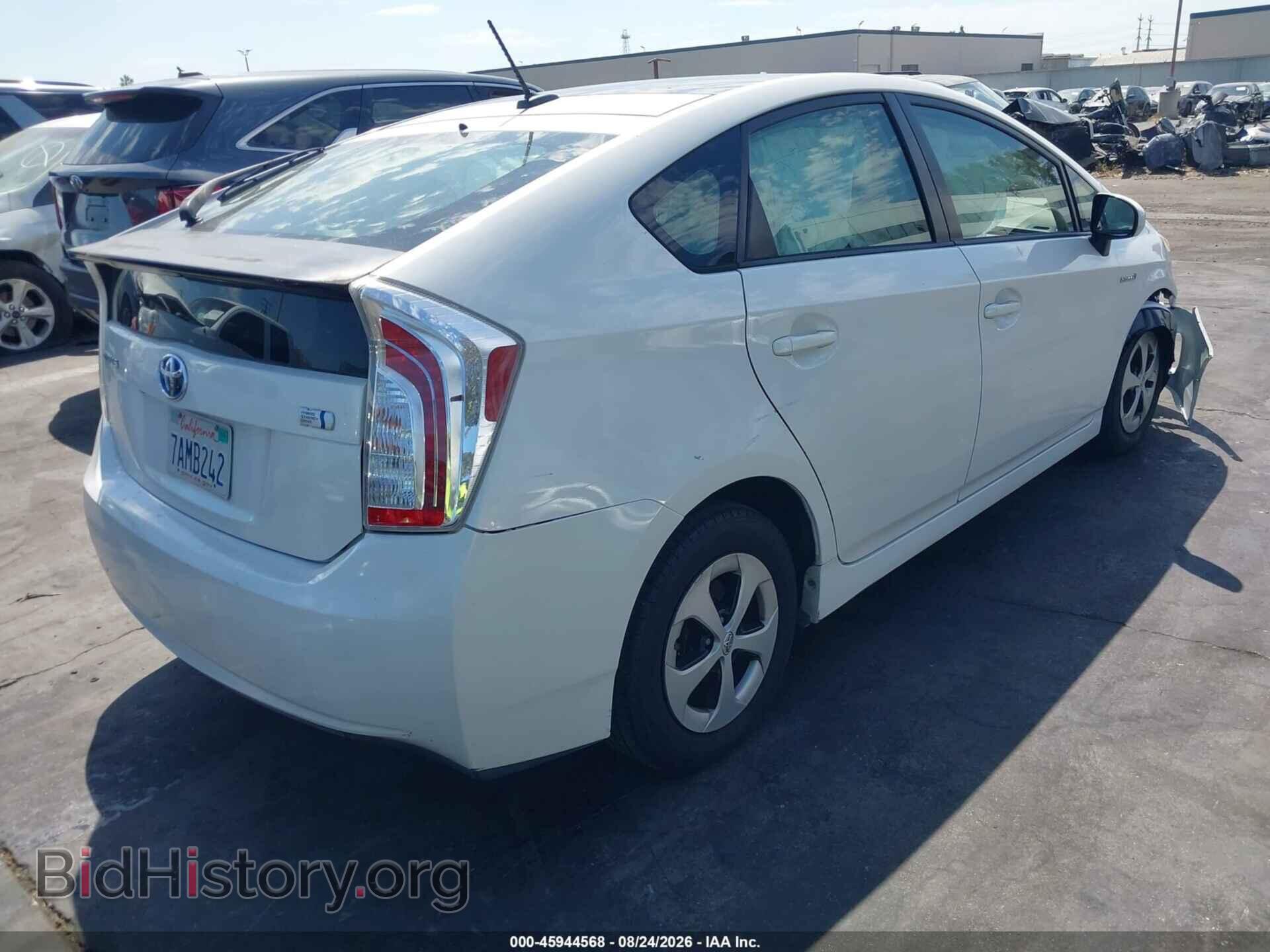 2013 TOYOTA PRIUS - VIN: JTDKN3DU7D5588061 - Фото 4