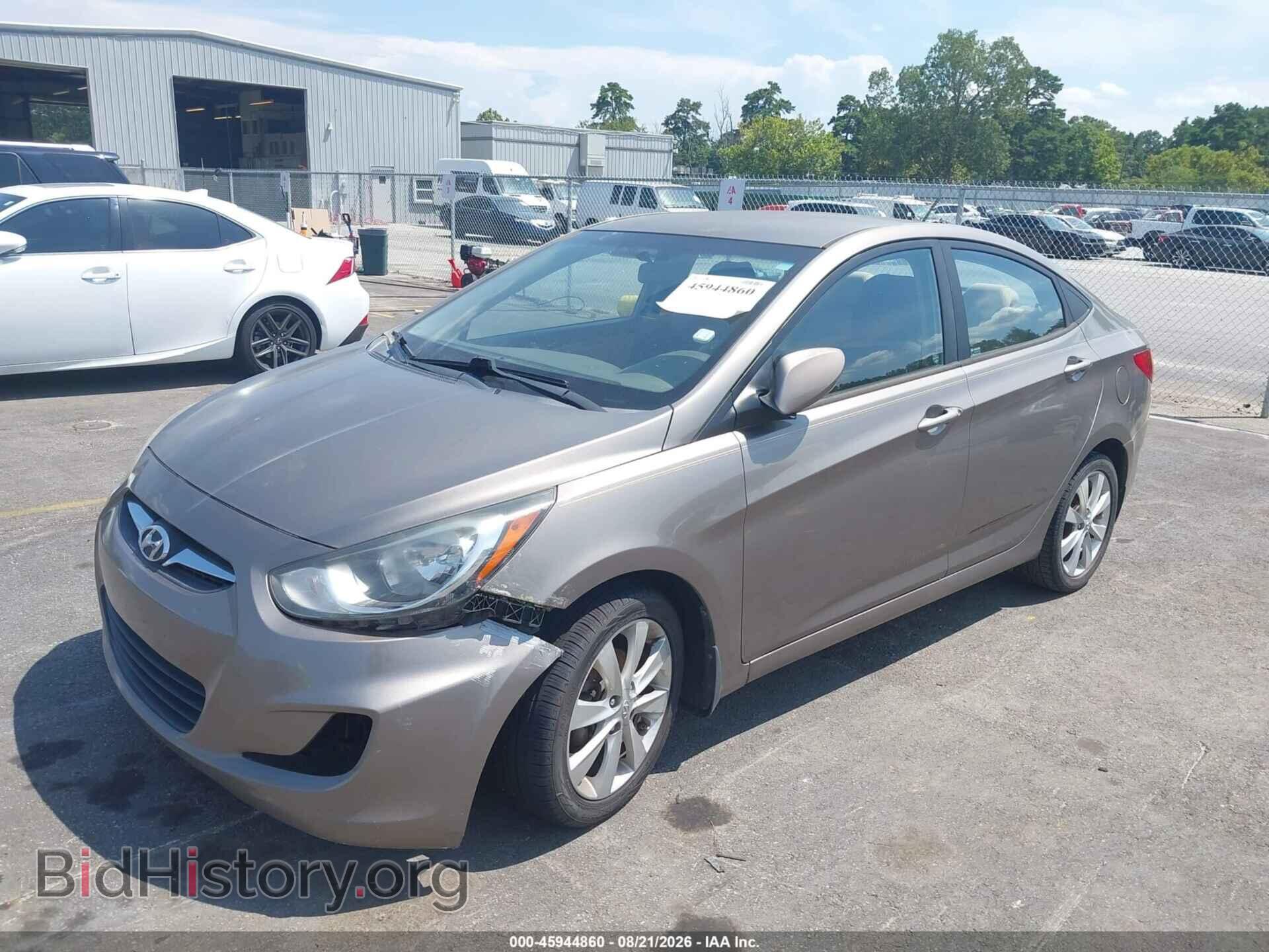 2013 HYUNDAI ACCENT - VIN: KMHCU4AE8DU441260 - Фото 2