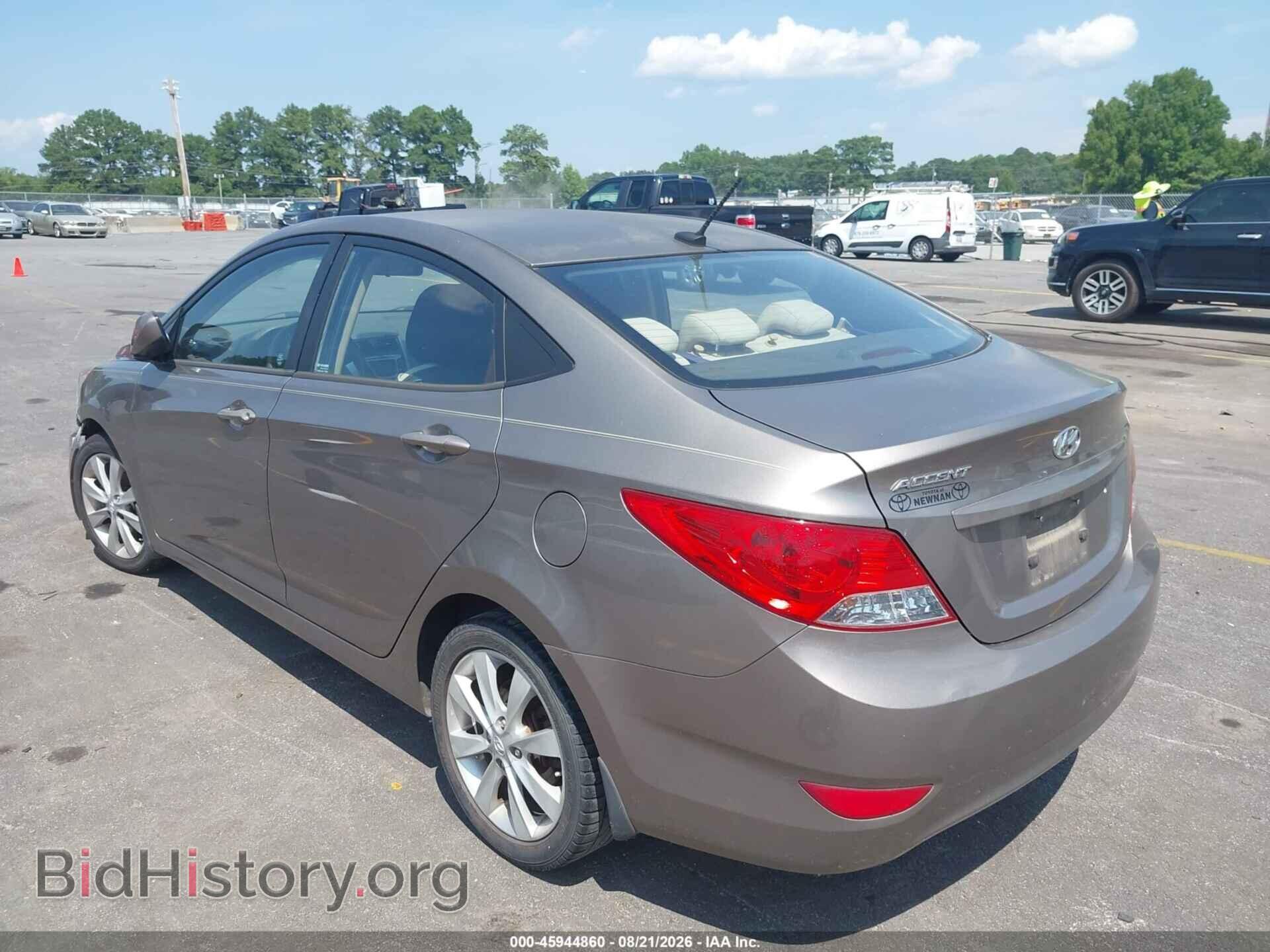 2013 HYUNDAI ACCENT - VIN: KMHCU4AE8DU441260 - Фото 3