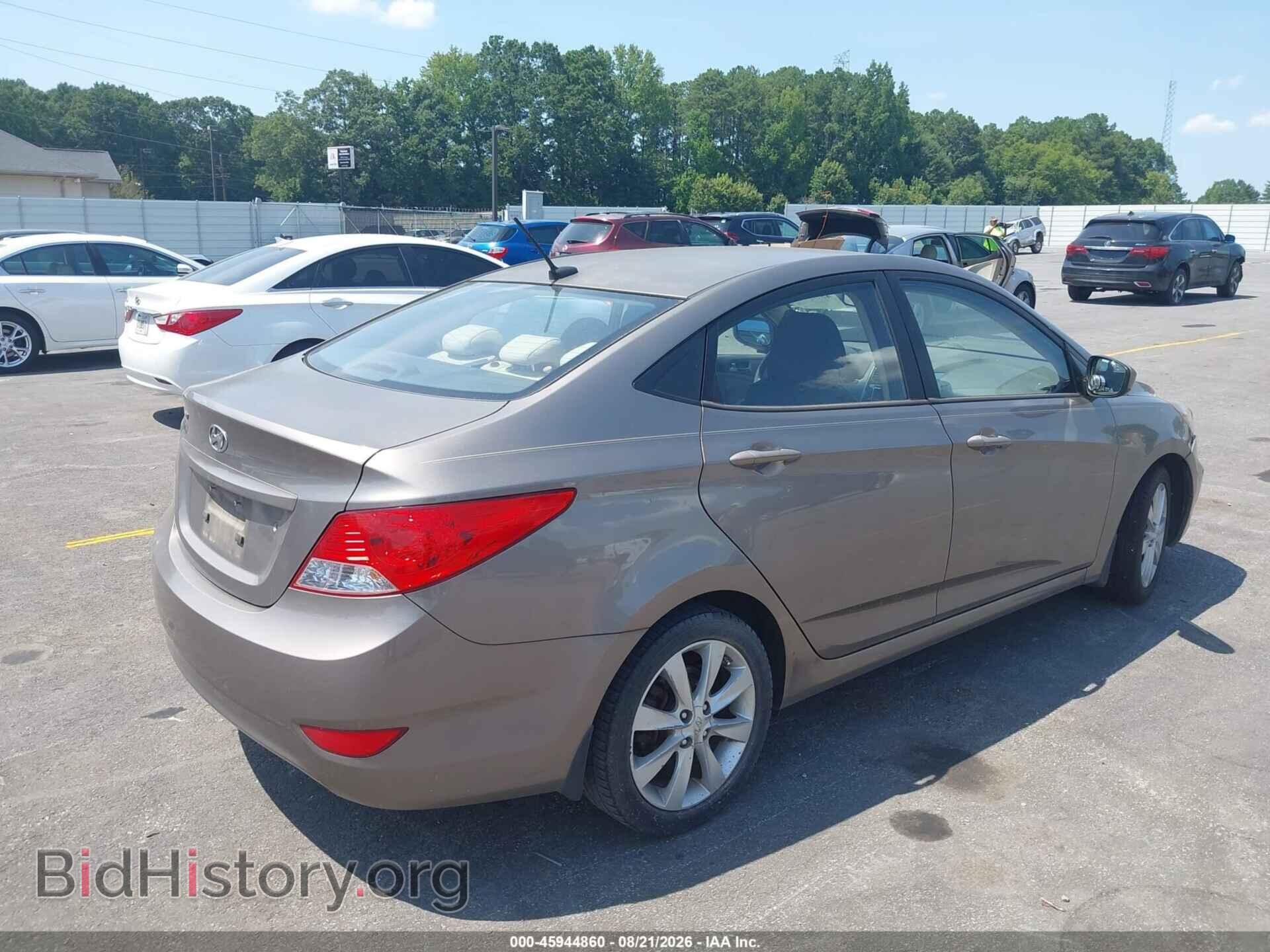 2013 HYUNDAI ACCENT - VIN: KMHCU4AE8DU441260 - Фото 4