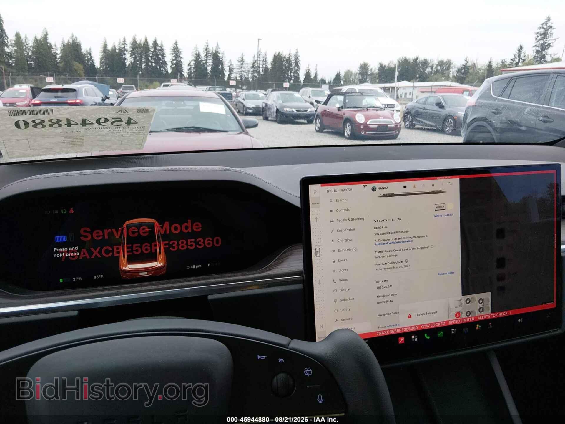 2023 TESLA MODEL X - VIN: 7SAXCBE56PF385360 - Фото 7
