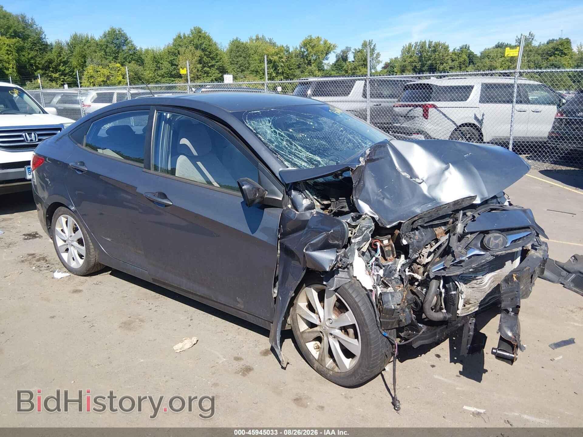Фотография KMHCU4AE4DU381672 - HYUNDAI ACCENT 2013
