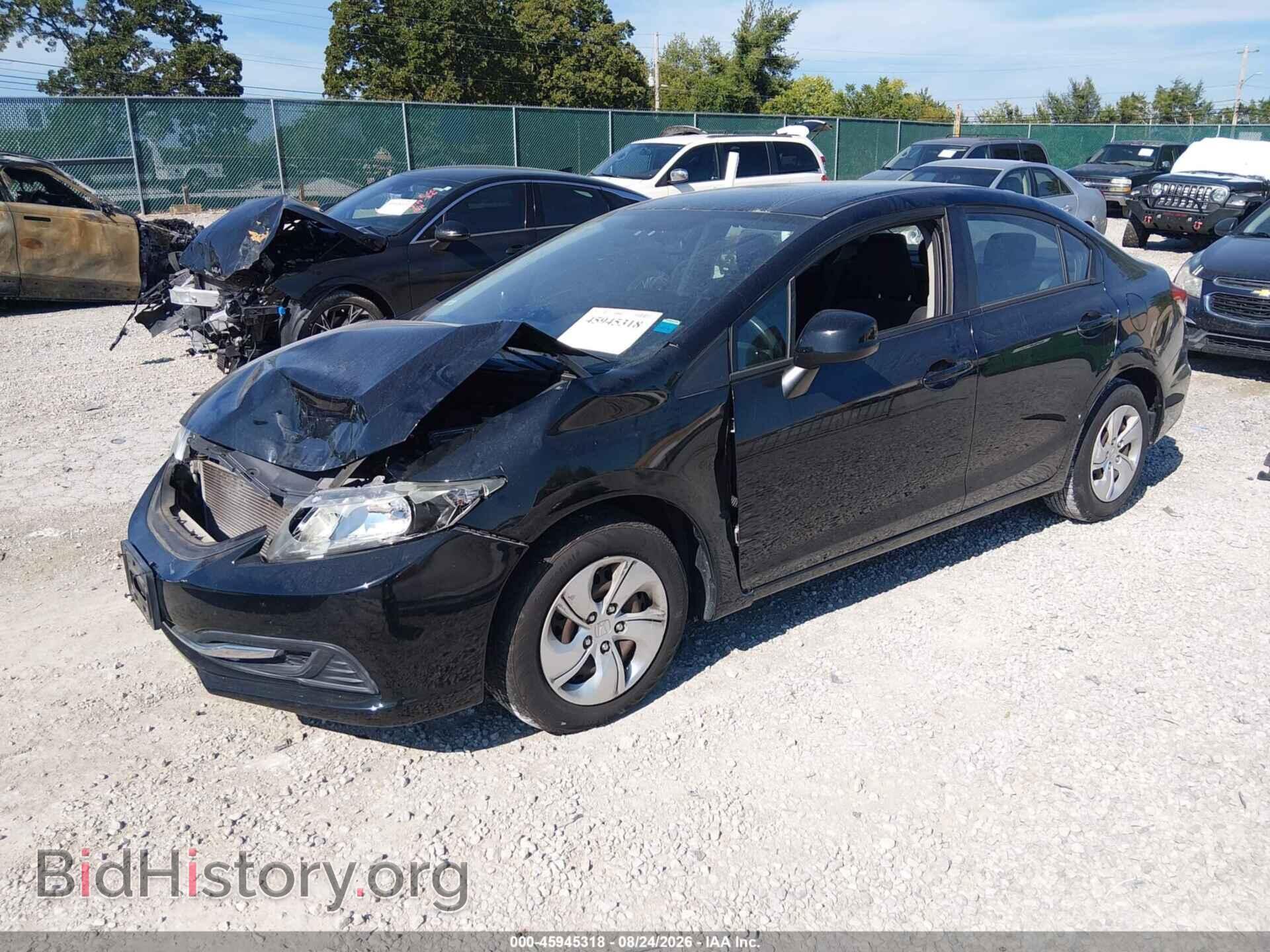 2013 HONDA CIVIC - VIN: 19XFB2F59DE209320 - Фото 2