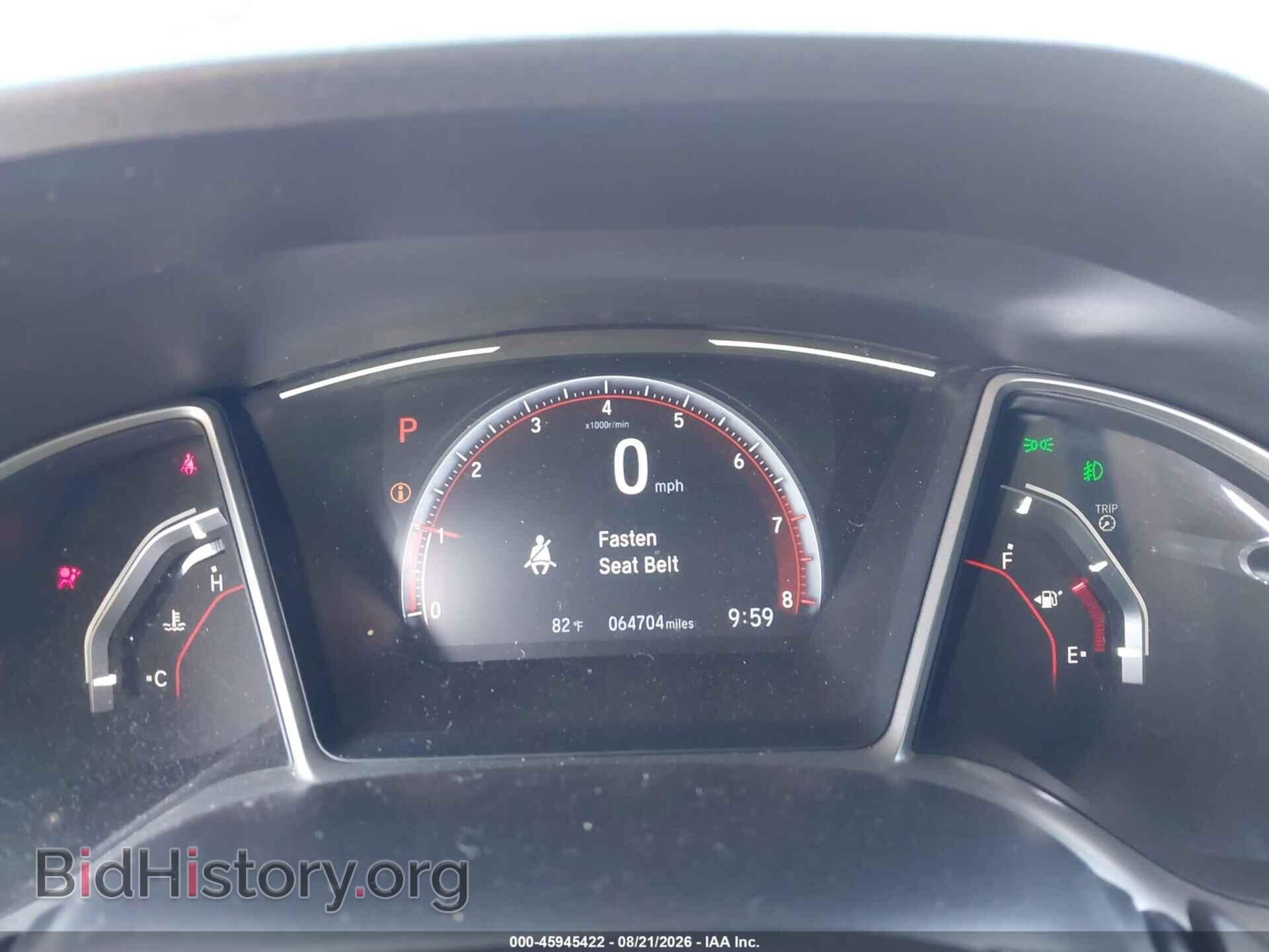 2019 HONDA CIVIC - VIN: 2HGFC2F8XKH504100 - Фото 7