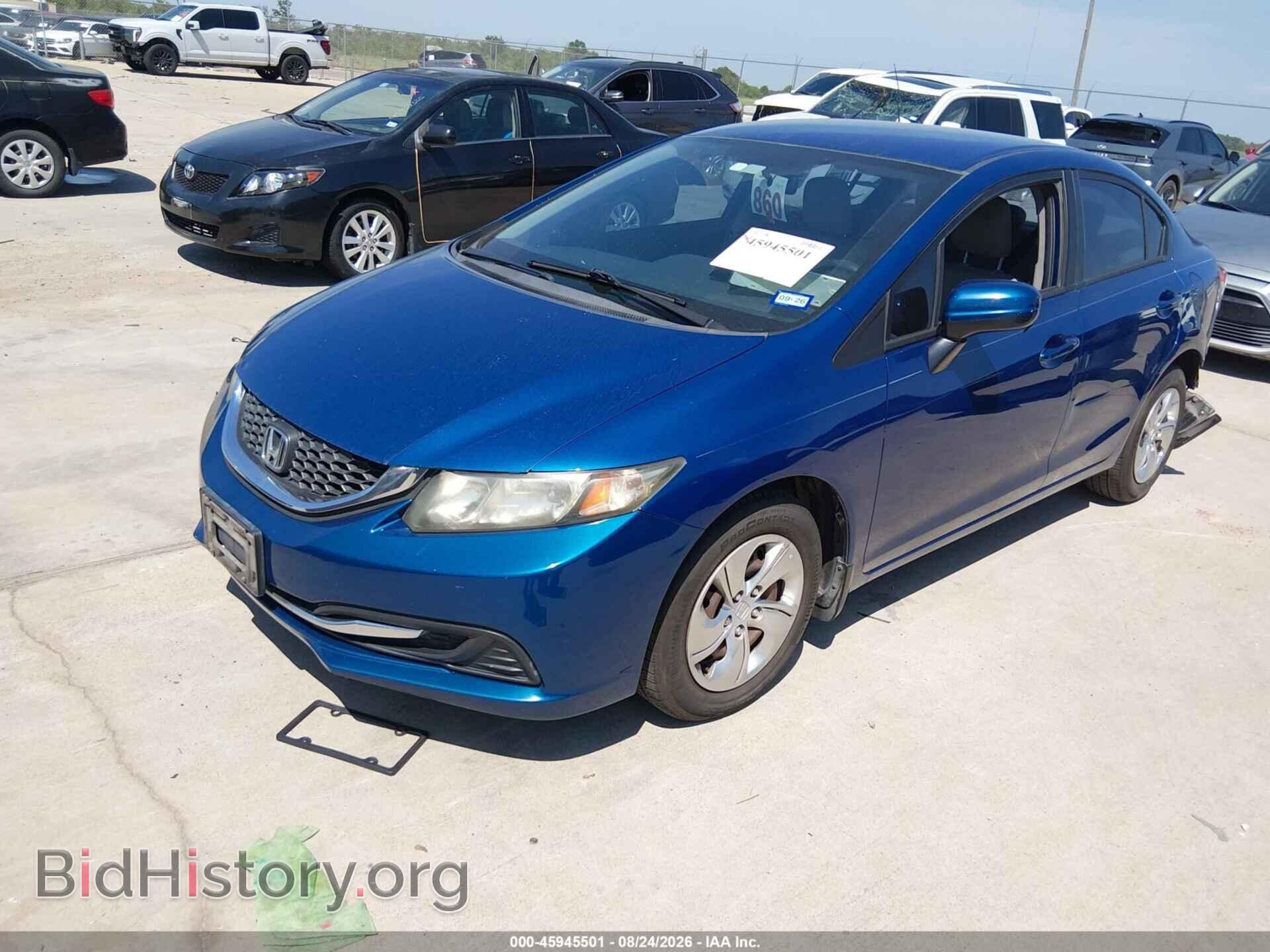 2014 HONDA CIVIC - VIN: 19XFB2F59EE062630 - Фото 2