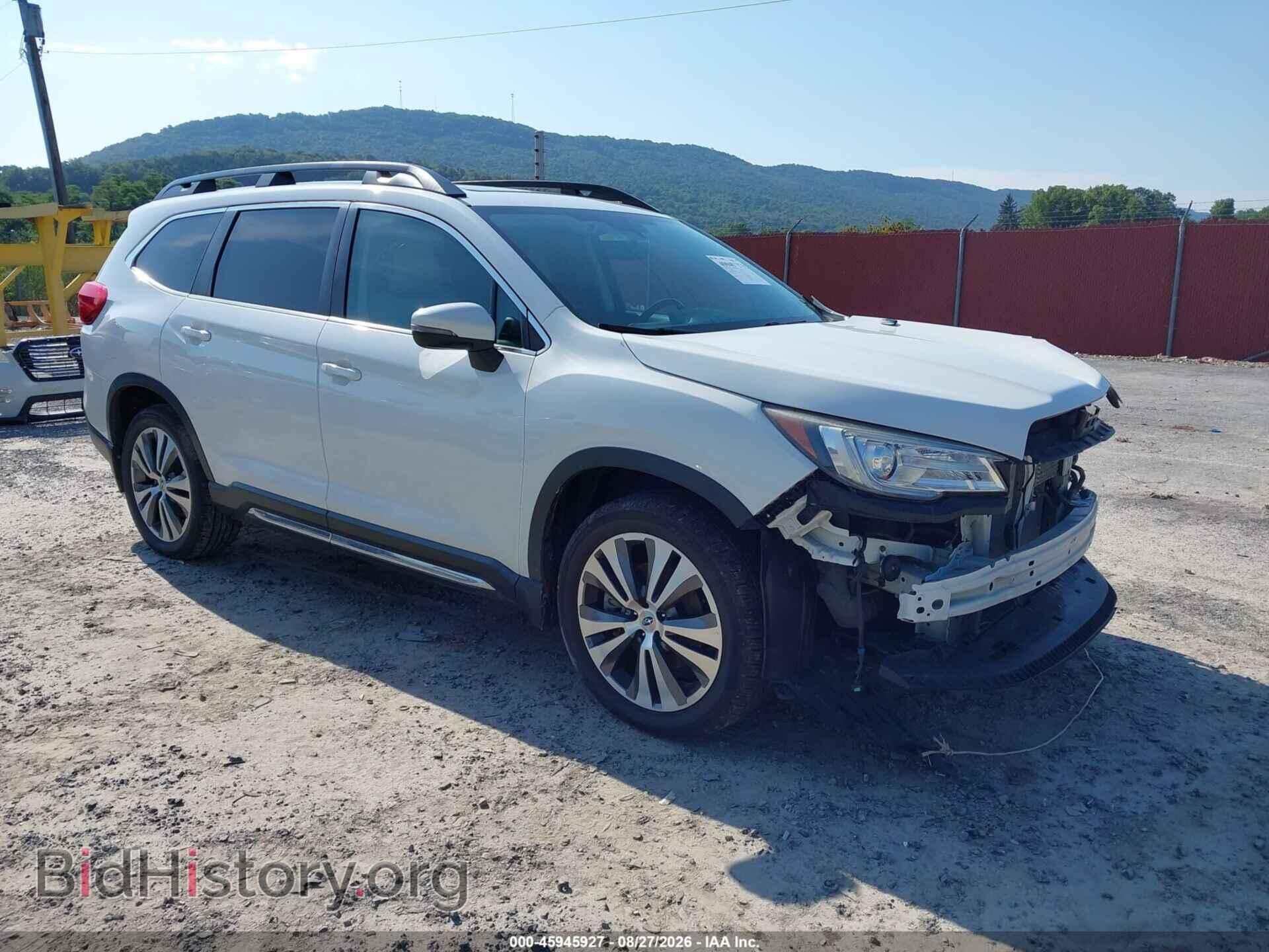 2019 Subaru ASCENT Limited (VIN 4S4WMAPD0K3458633) — photo 1 of 17, IAAI, damage: front end