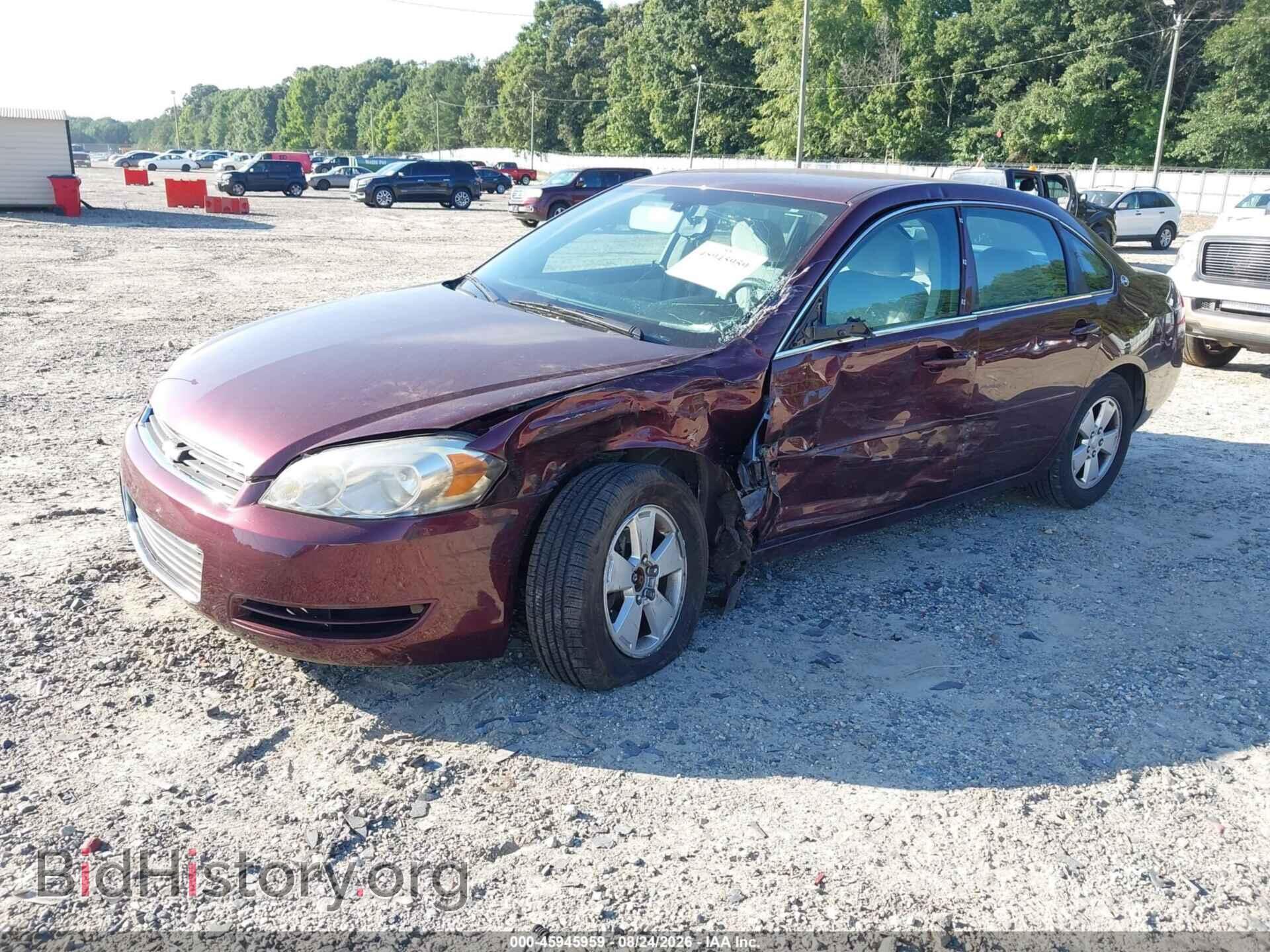 2007 CHEVROLET IMPALA - VIN: 2G1WT58N079180376 - Фото 2