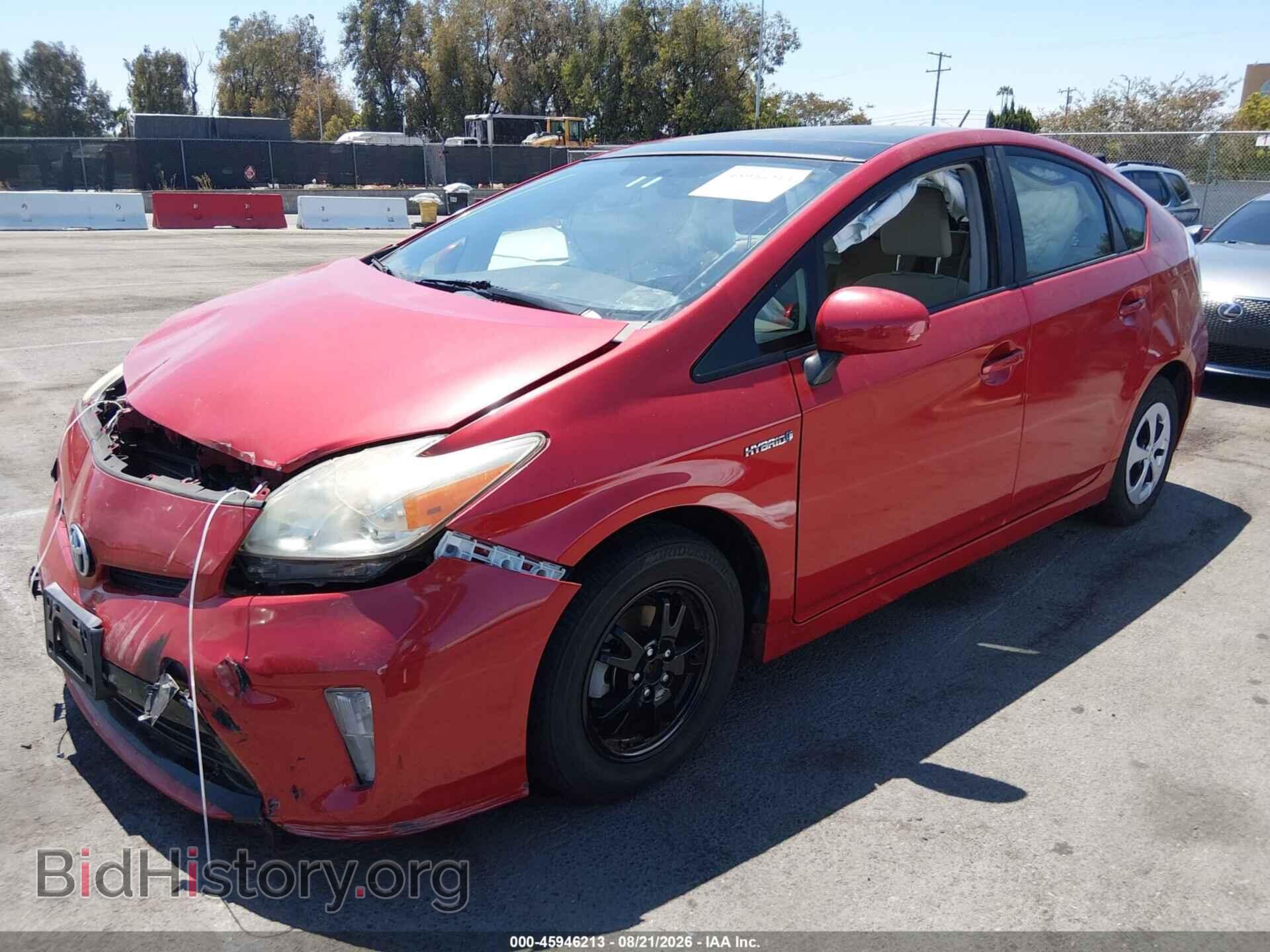 2012 TOYOTA PRIUS - VIN: JTDKN3DU0C1606227 - Фото 2