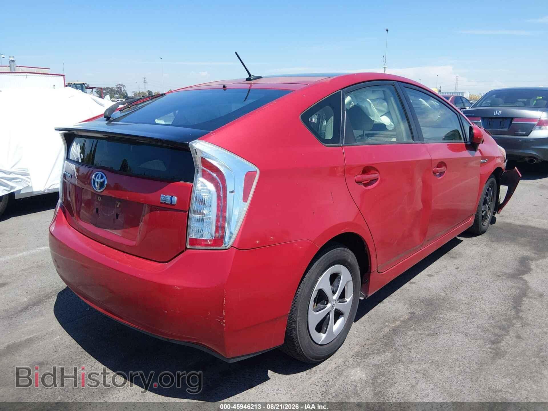 2012 TOYOTA PRIUS - VIN: JTDKN3DU0C1606227 - Фото 4