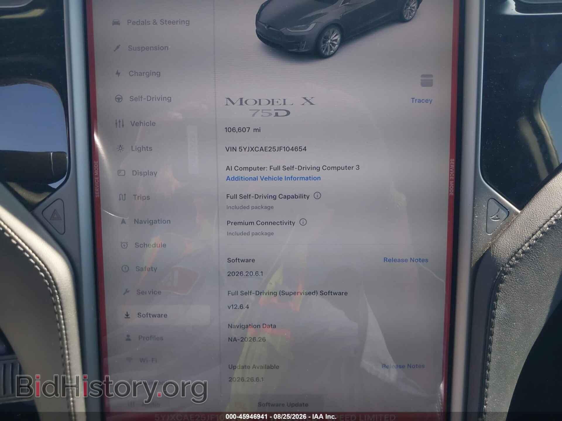 2018 TESLA MODEL X - VIN: 5YJXCAE25JF104654 - Photo 7