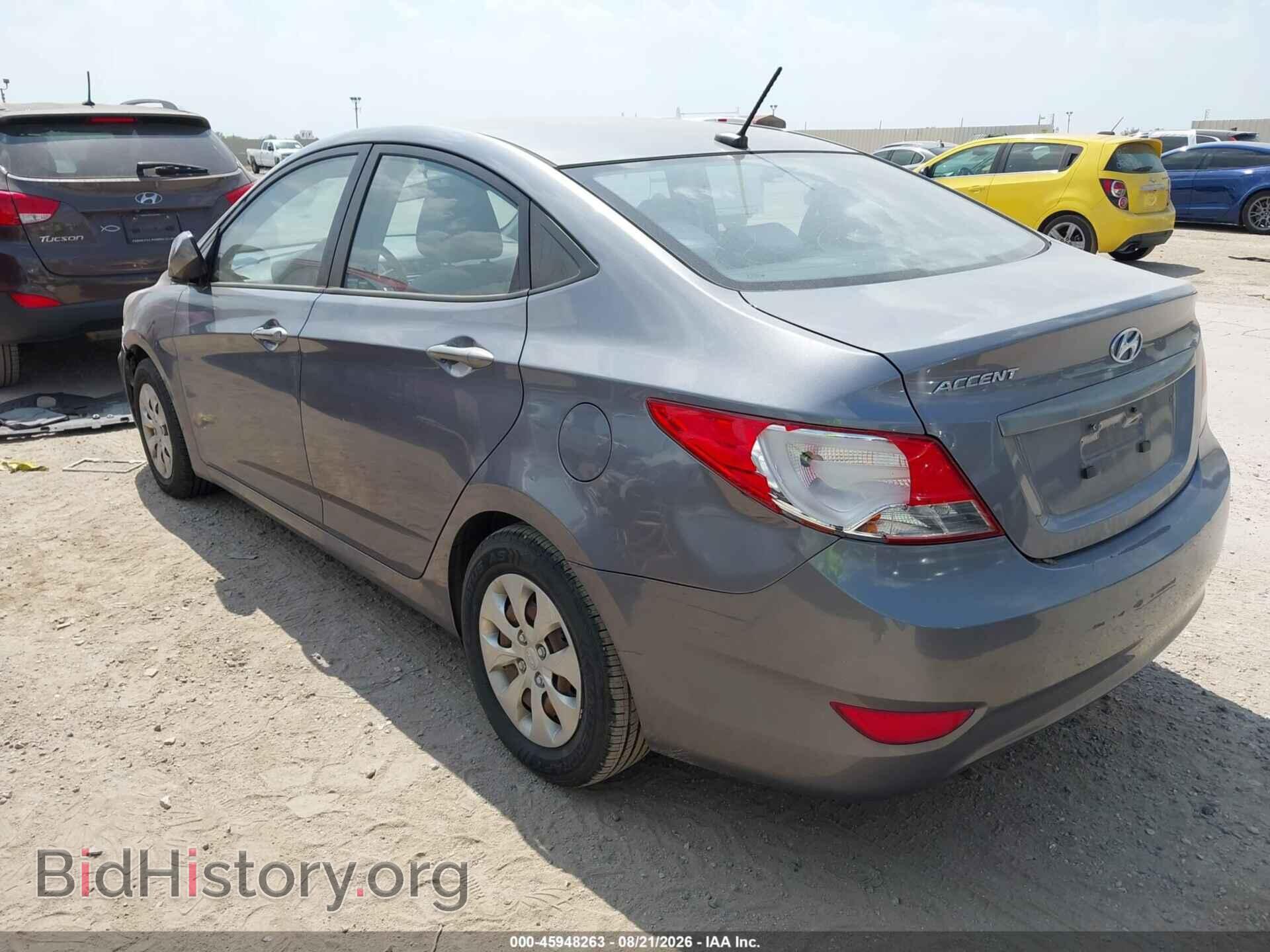 2016 HYUNDAI ACCENT - VIN: KMHCT4AE8GU984941 - Фото 3