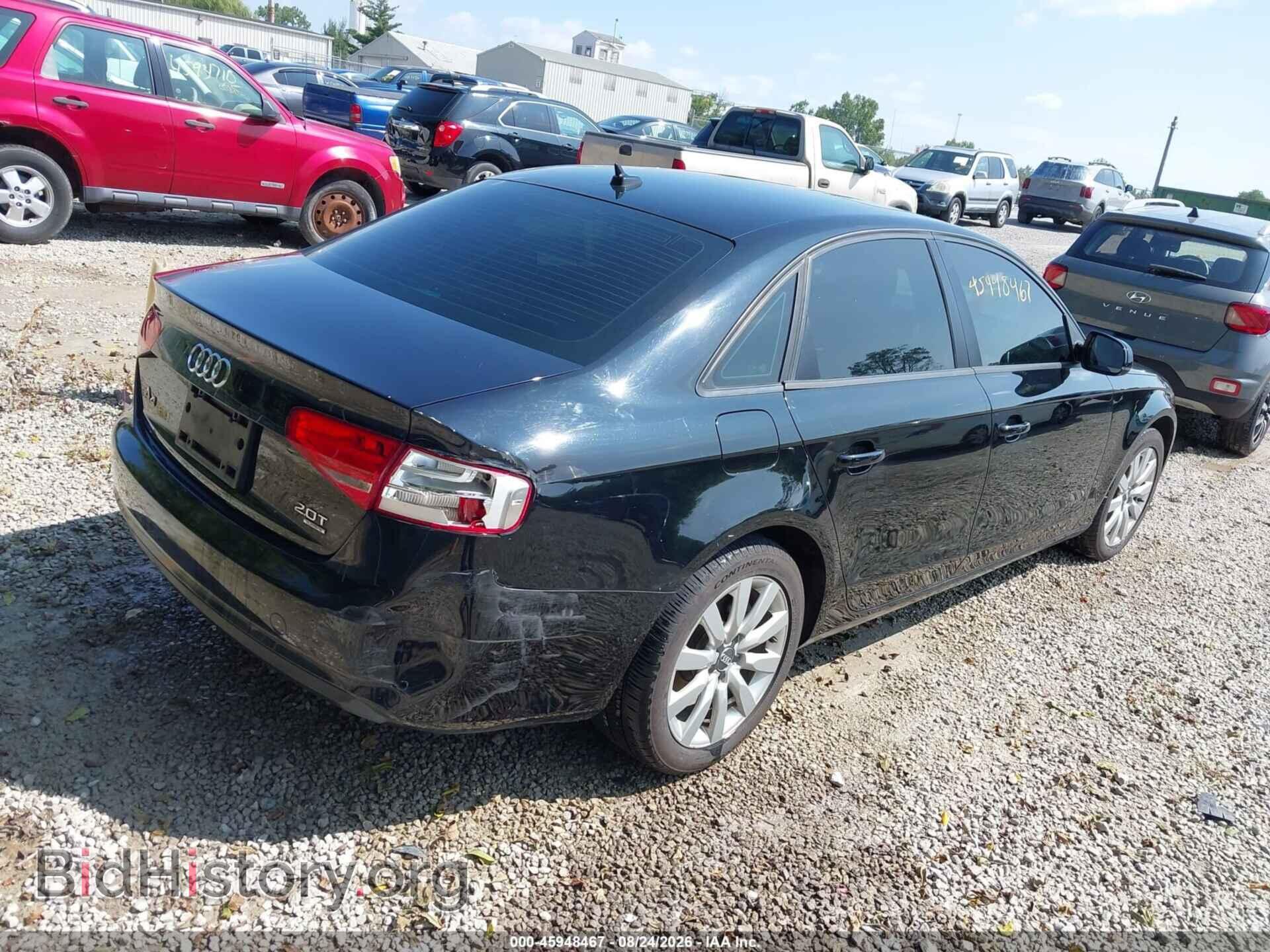 2013 AUDI A4 - VIN: WAUBFAFL1DN022397 - Фото 4