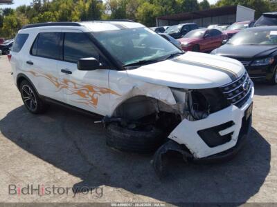 2016 Ford EXPLORER, white — VIN 1FM5K8BH4GGA61852, IAAI