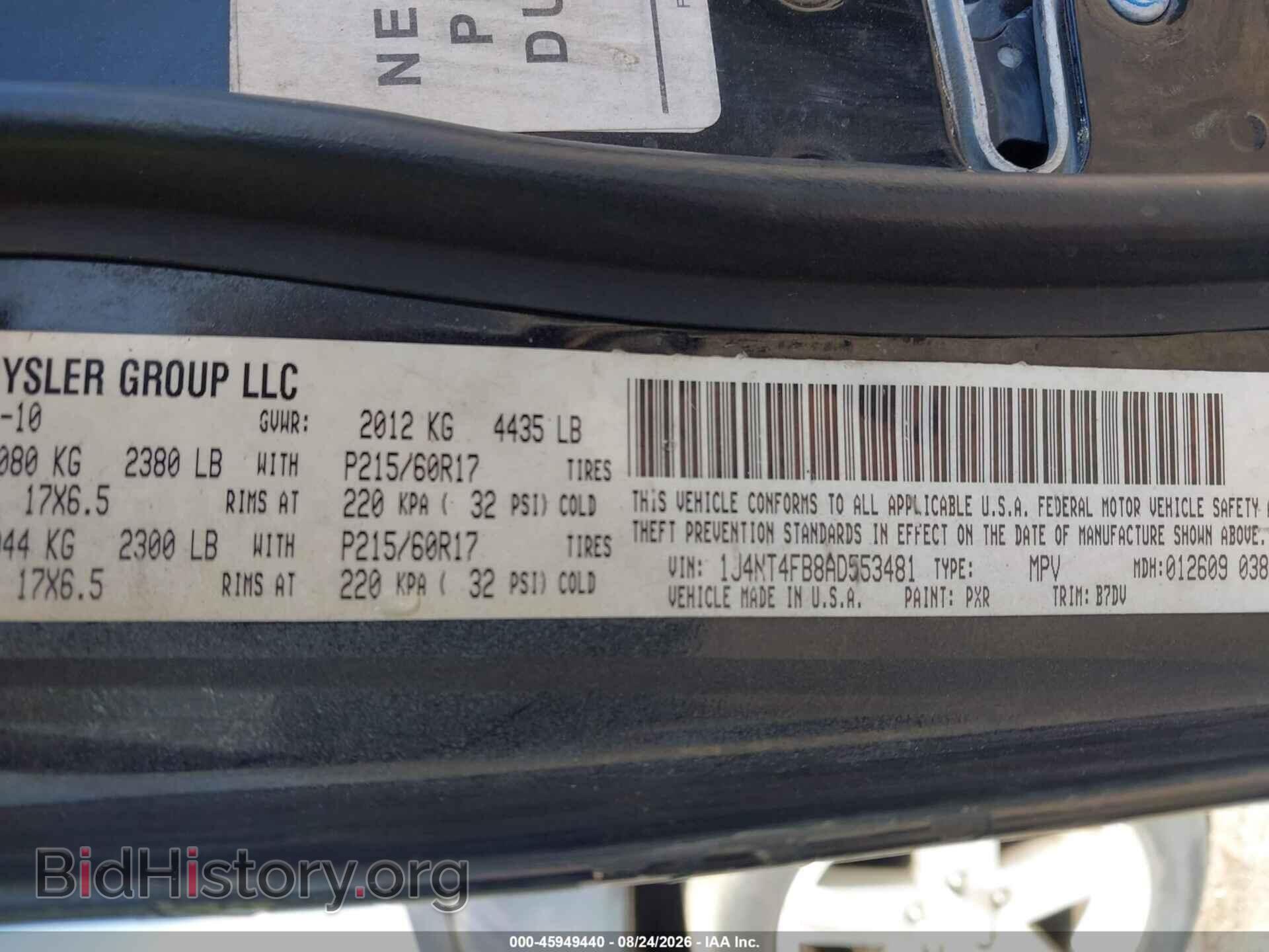 2010 JEEP COMPASS - VIN: 1J4NT4FB8AD553481 - Фото 9
