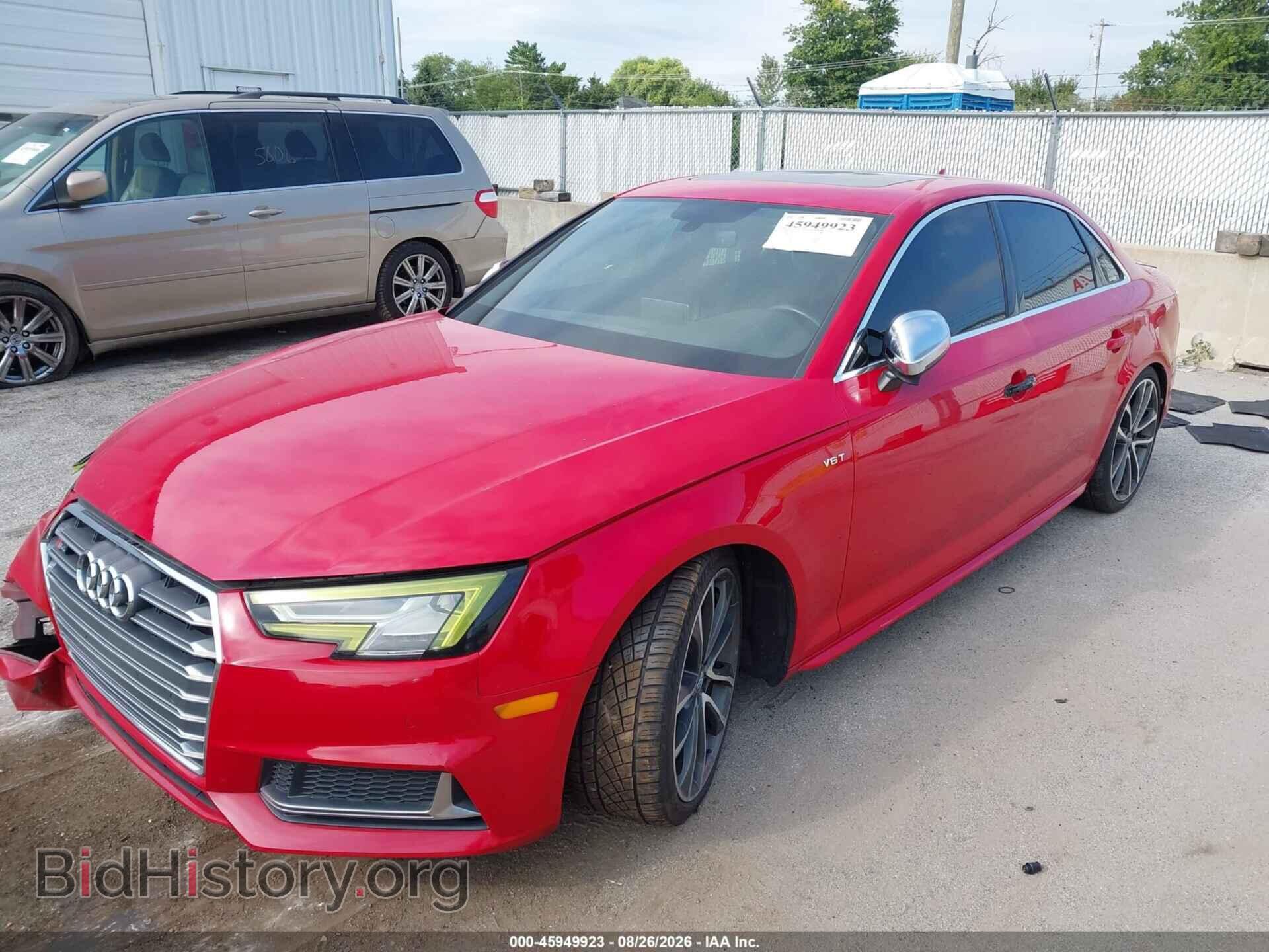 2018 AUDI S4 - VIN: WAUC4AF41JA003354 - Photo 2