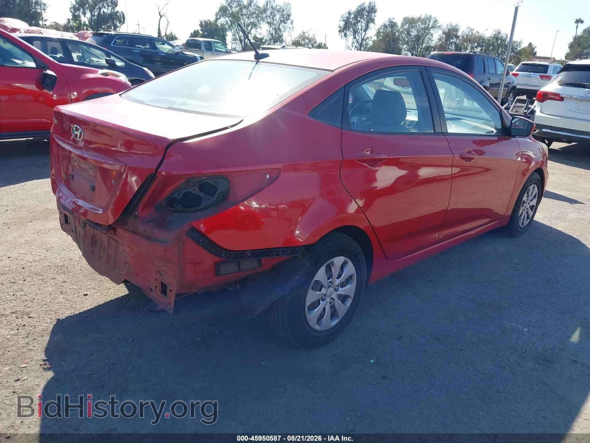 2015 HYUNDAI ACCENT - VIN: KMHCT4AE7FU819672 - Фото 4