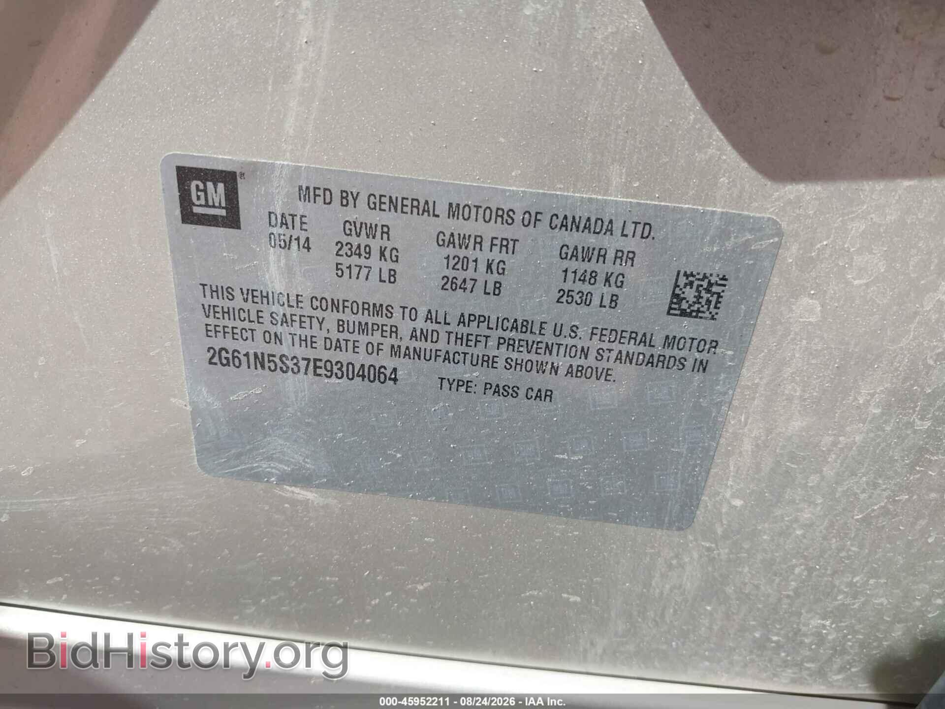 2014 CADILLAC XTS - VIN: 2G61N5S37E9304064 - Photo 9